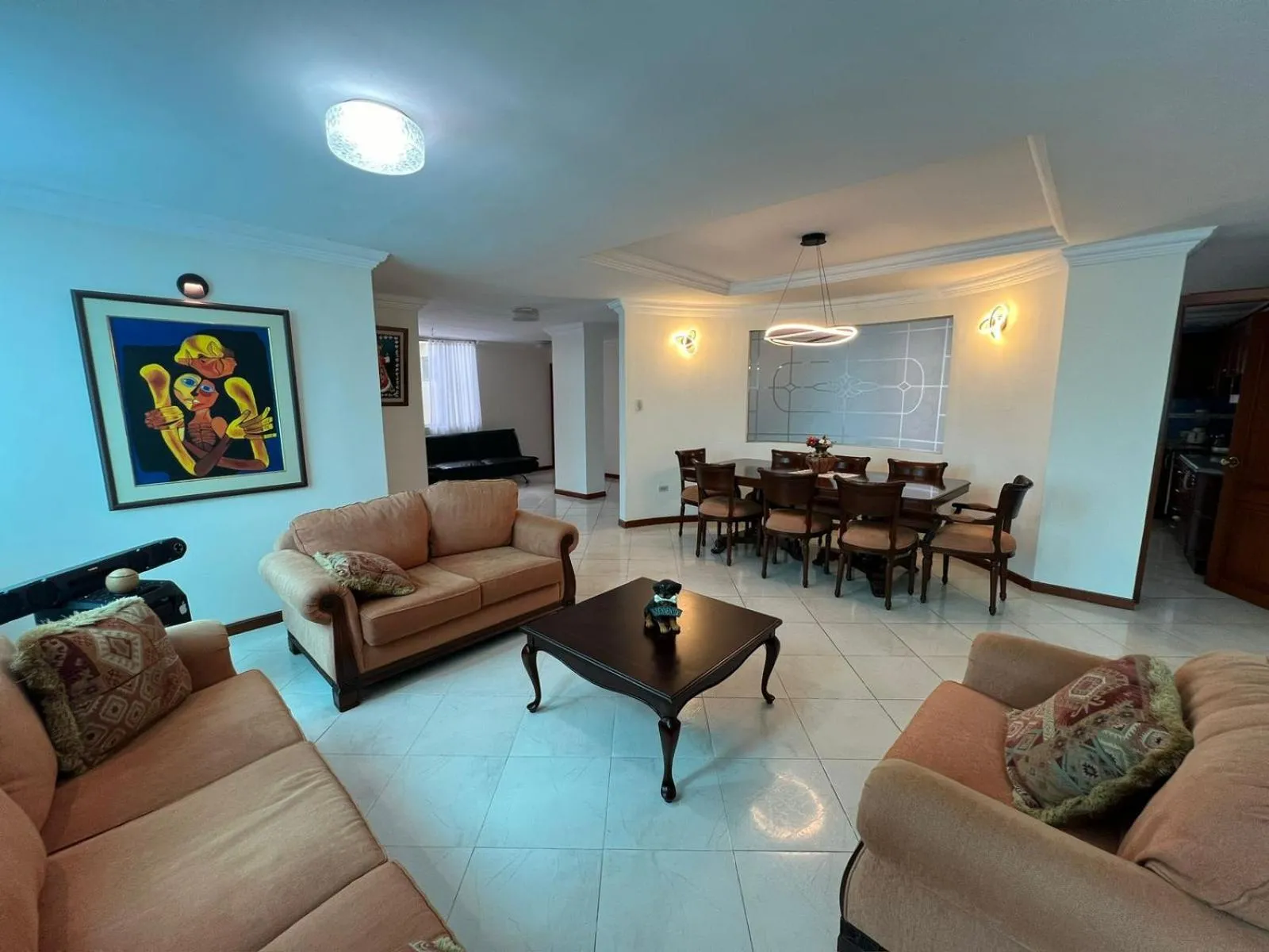 Living room in Departamento Casco Centrico con Garage