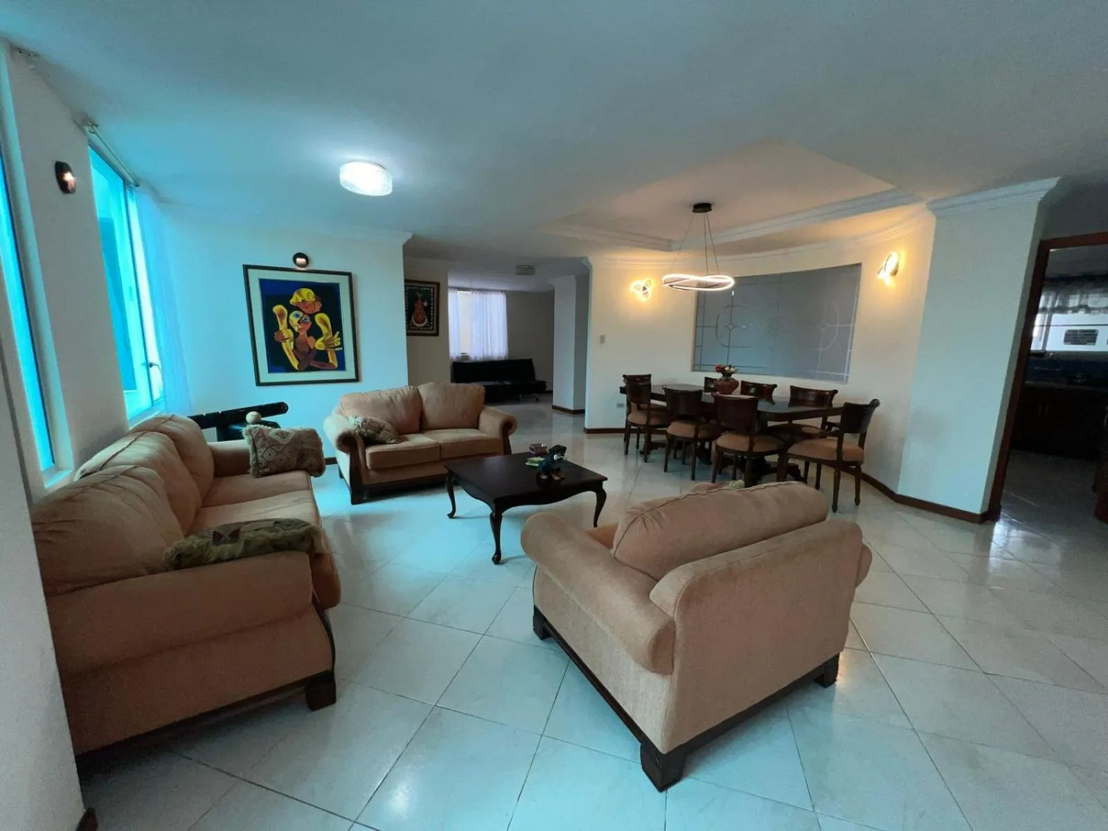 Living room in Departamento Casco Centrico con Garage