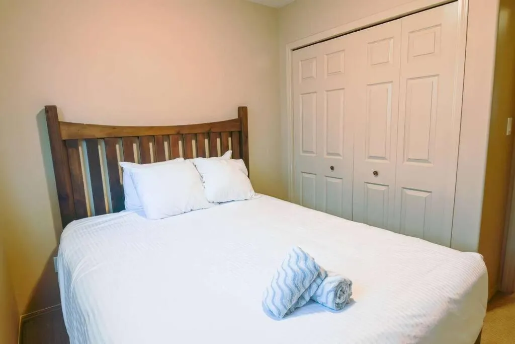 Bed in Thunder Ridge Chalet by Fernie Lodging Company