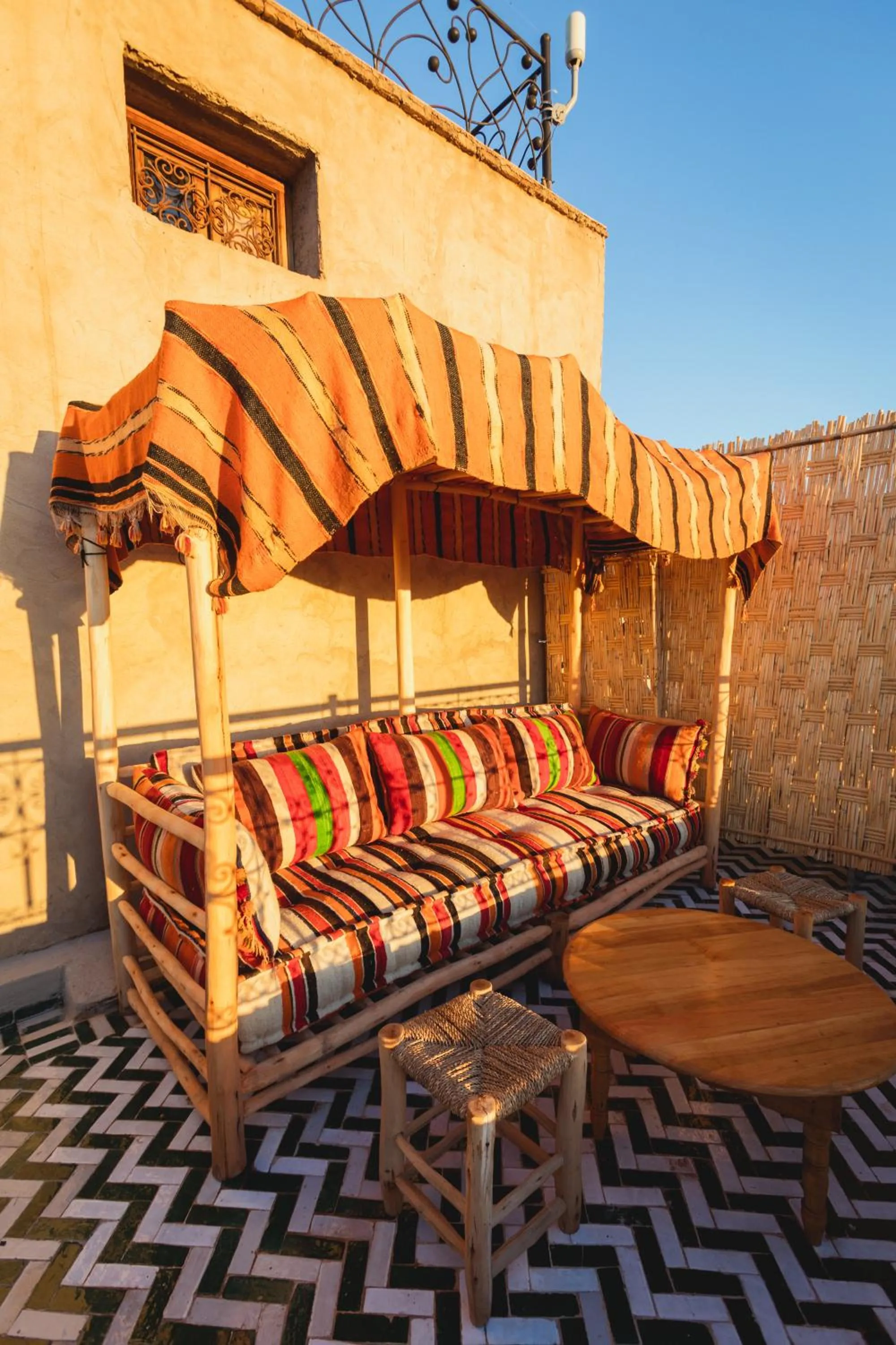 Balcony/Terrace in Riad Zazz