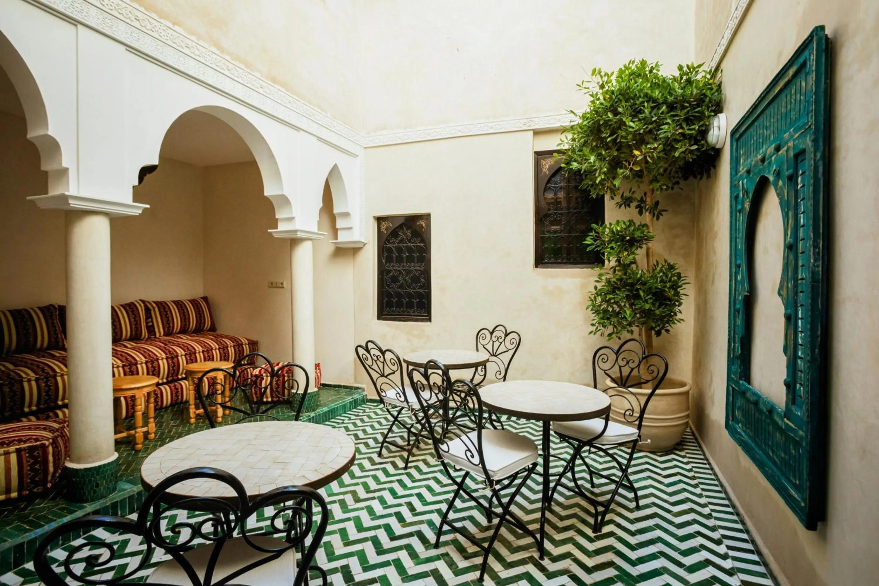 Patio in Riad Zazz