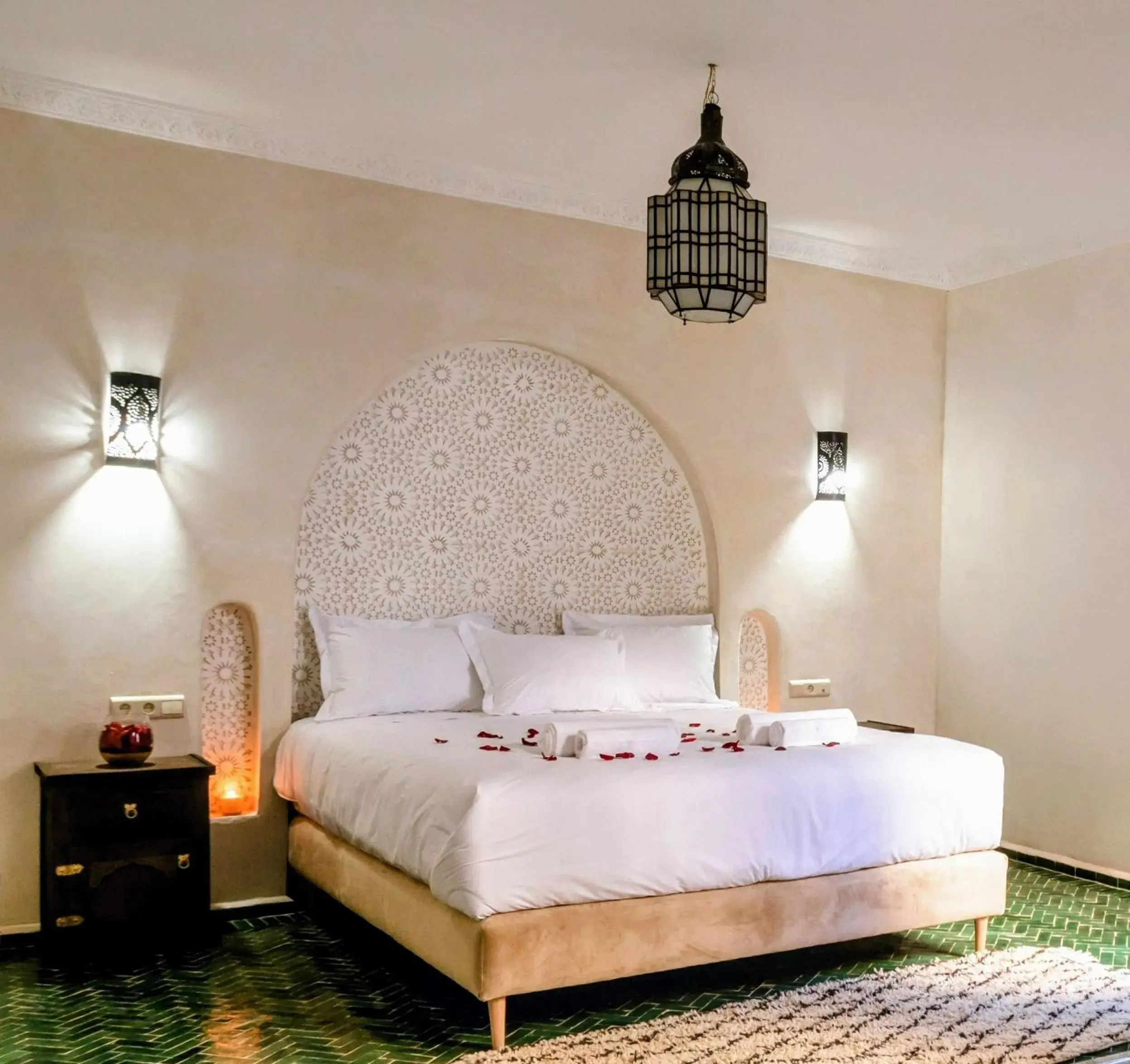 Bed in Riad Zazz Bed in Riad Zazz