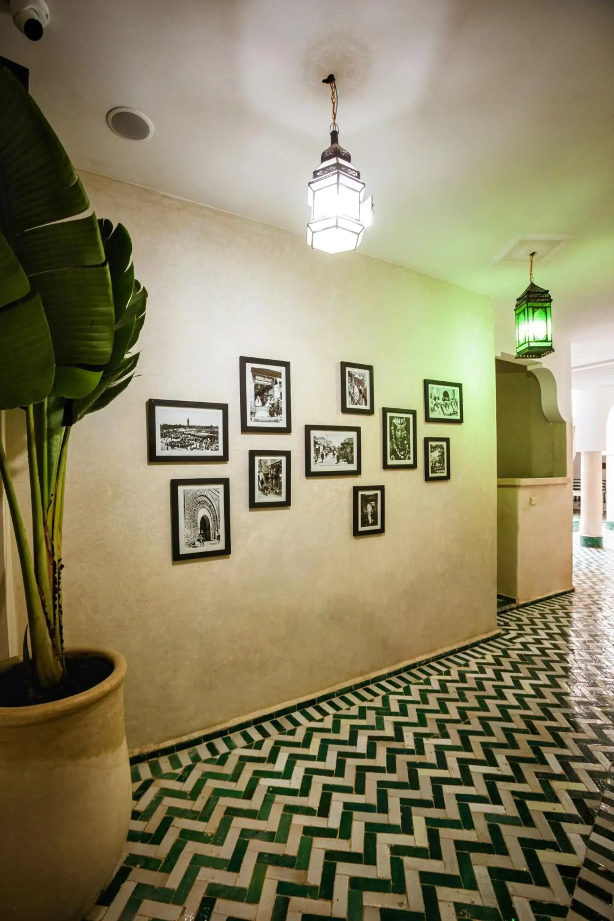 Facade/entrance in Riad Zazz Facade/entrance in Riad Zazz