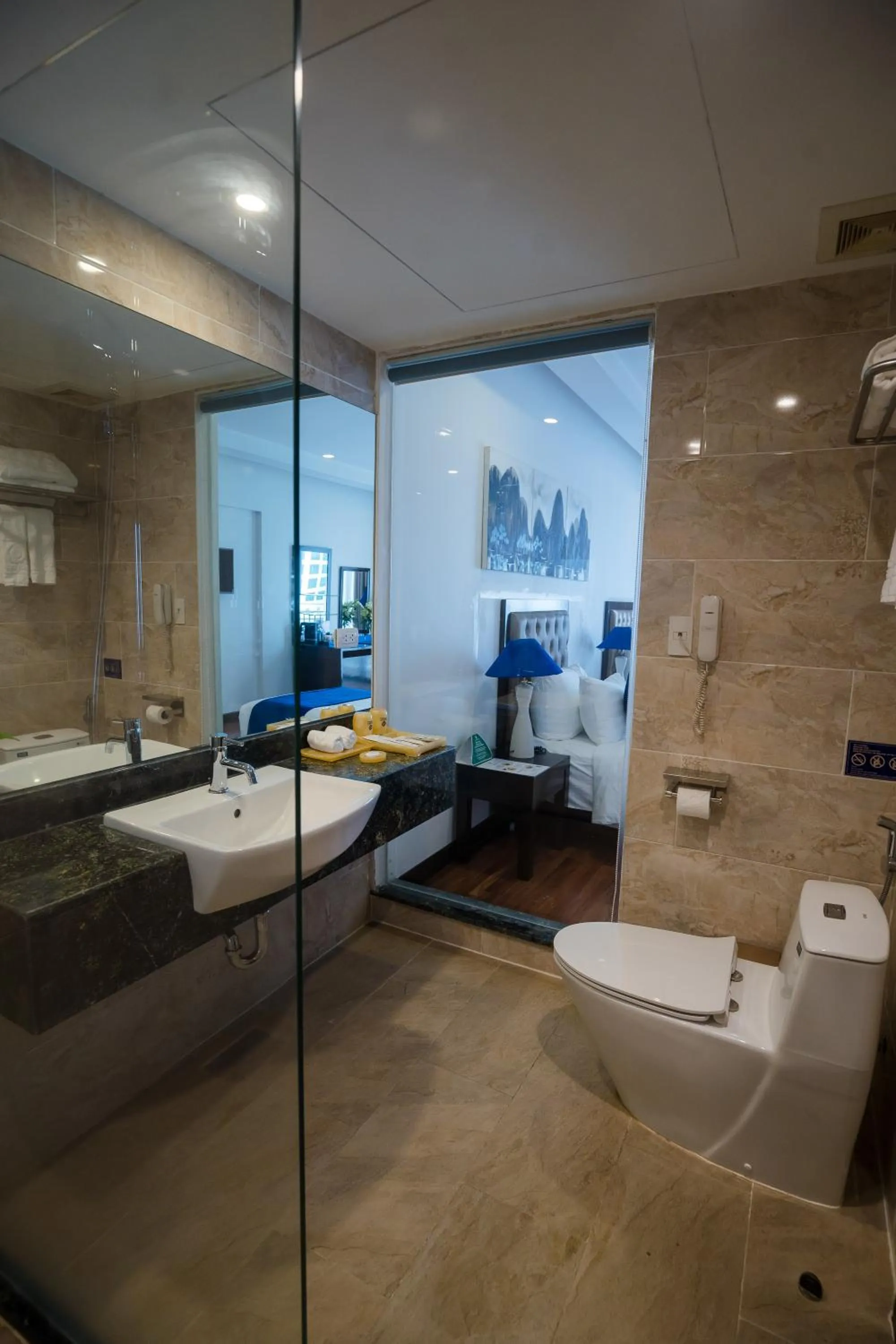 Toilet in SANDALS ISLAND HOTEL