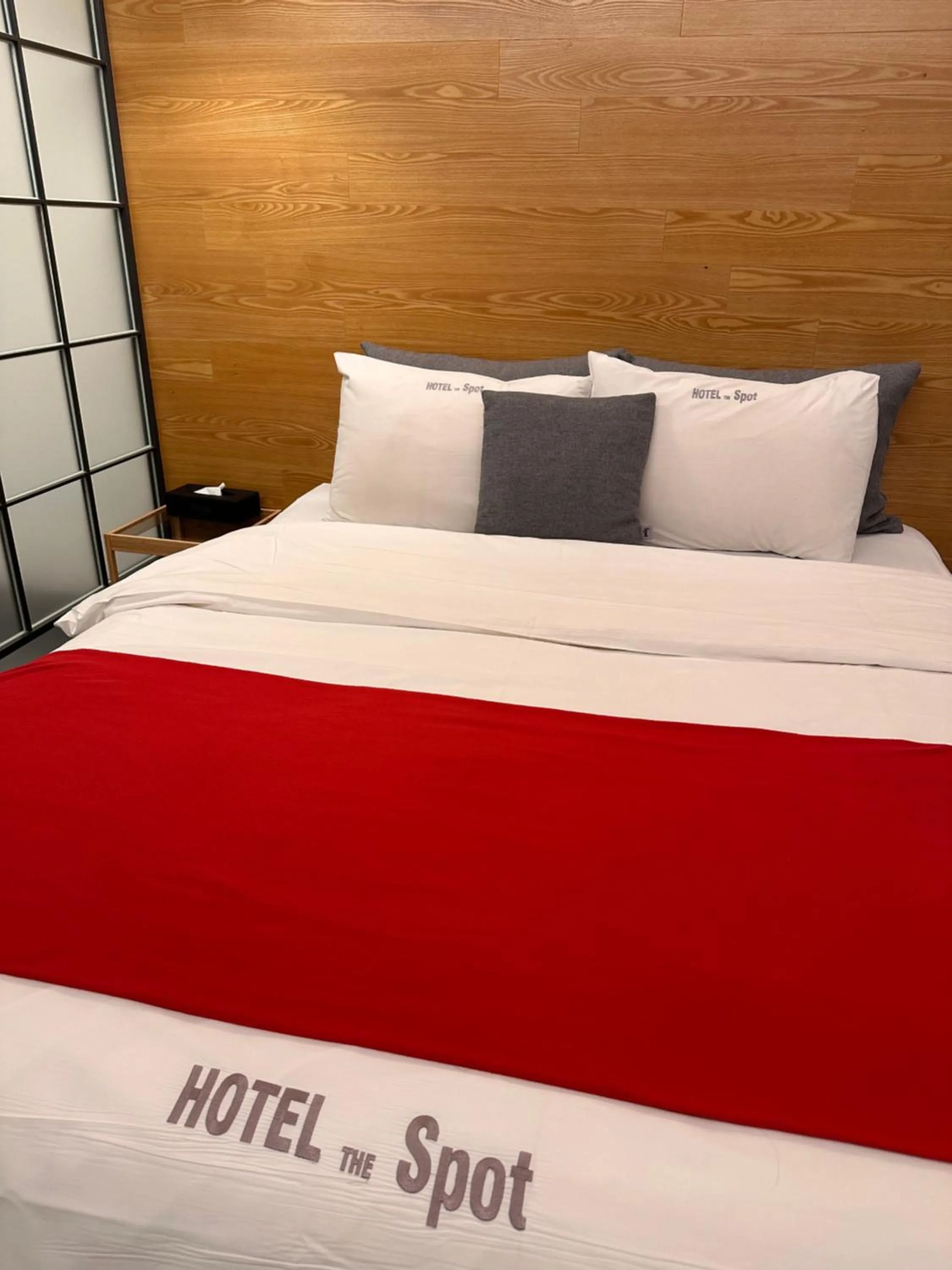 Bed in Gwangju Hotel the spot