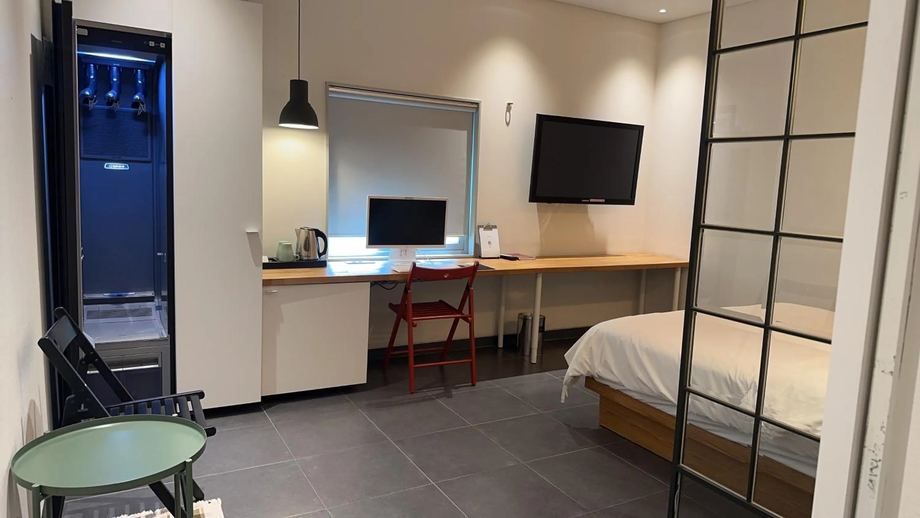 Decorative detail, Bed in Gwangju Hotel the spot