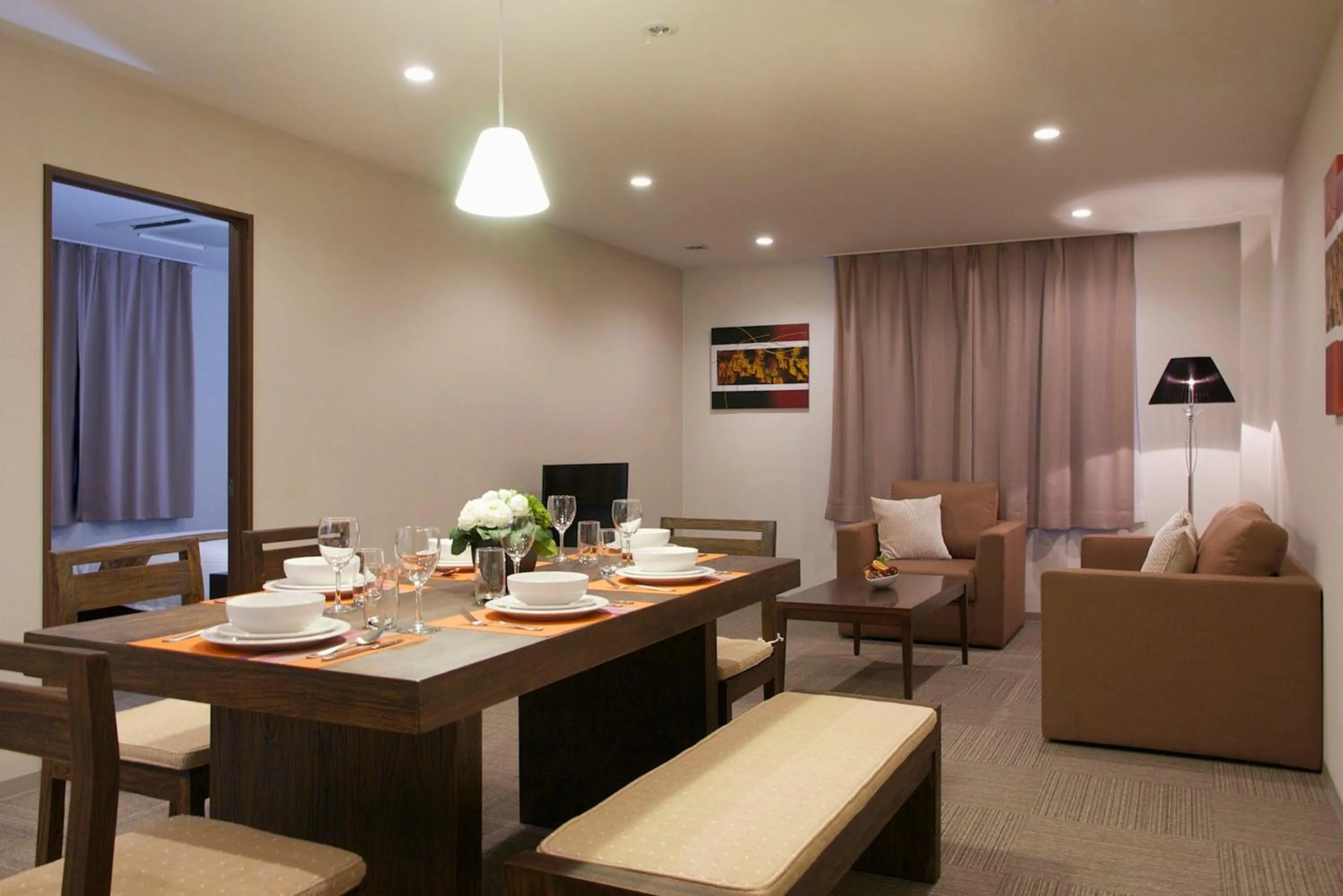 Dining area in Hakuba Grand Apartments
