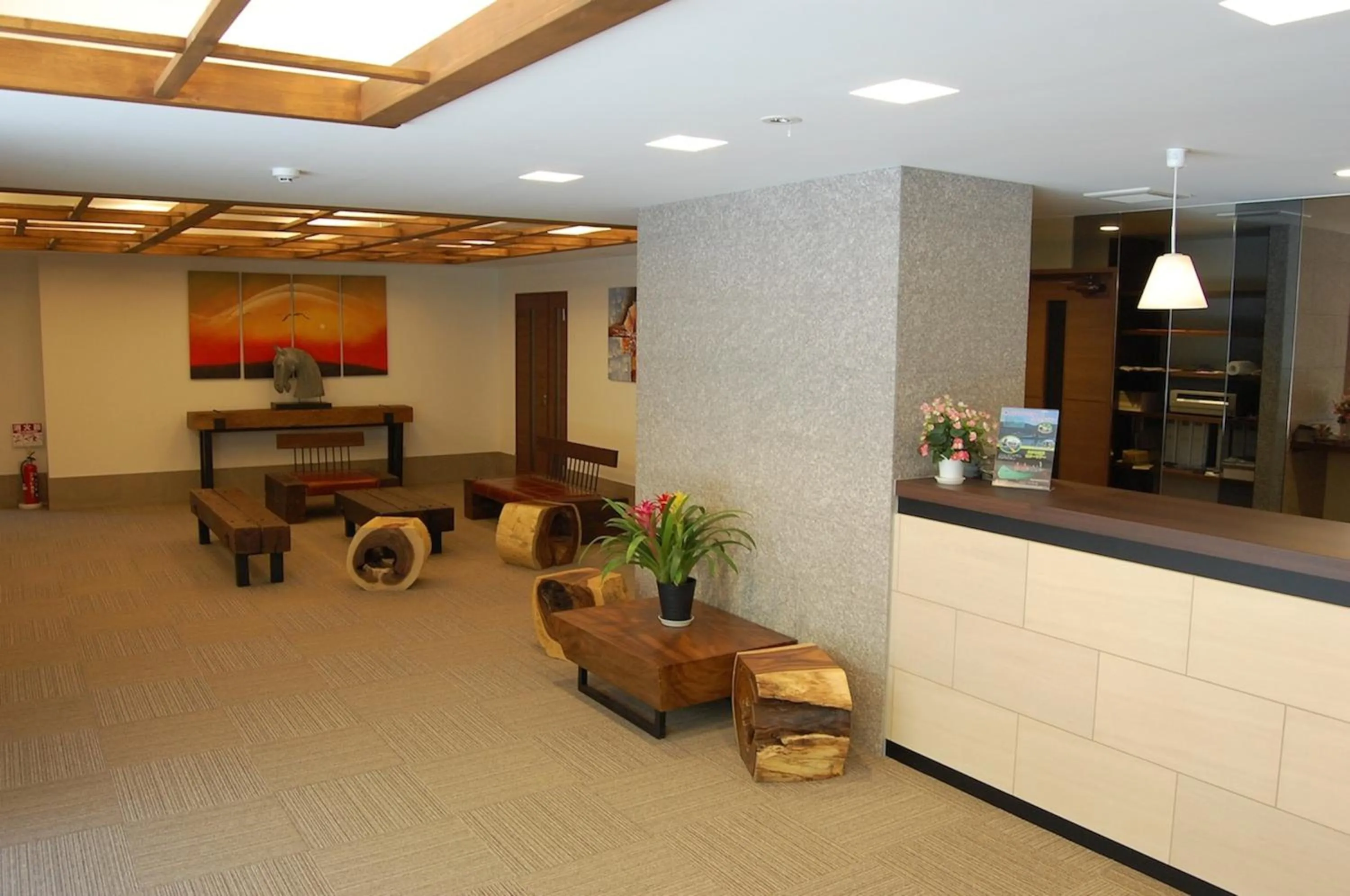 Lobby or reception in Hakuba Grand Apartments