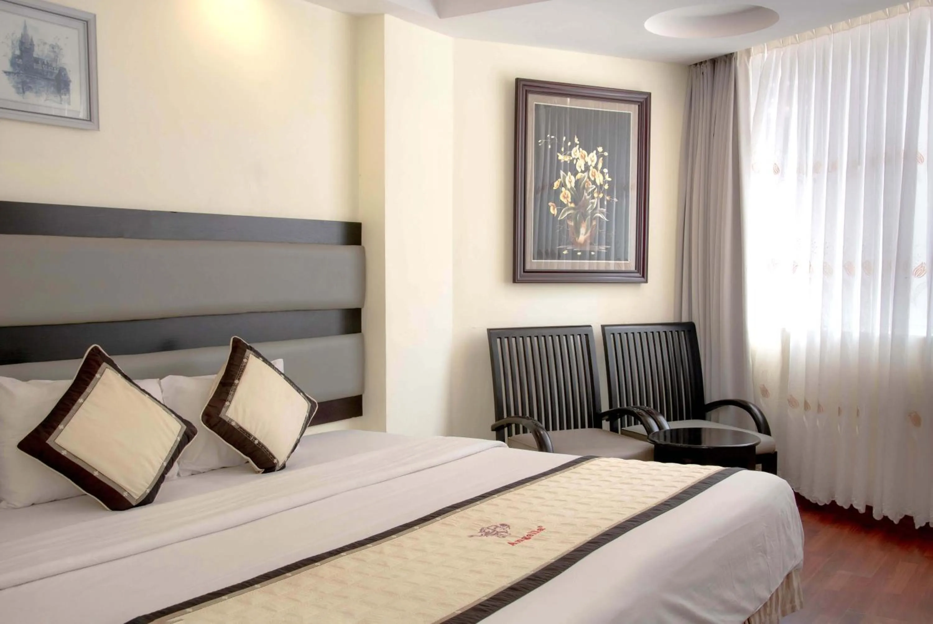 Bed in Angella Hotel