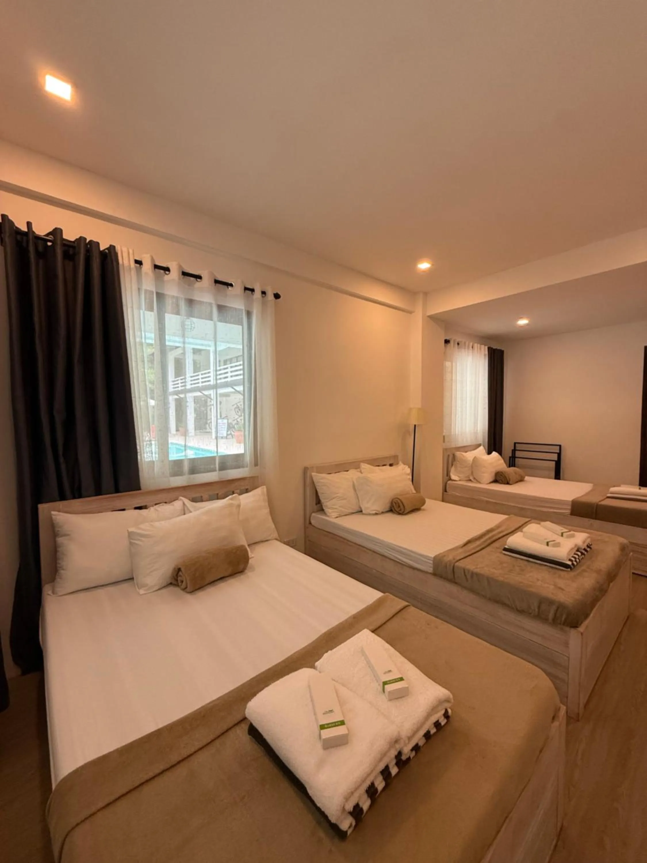 Bed in Islas Moriones Beach Resort