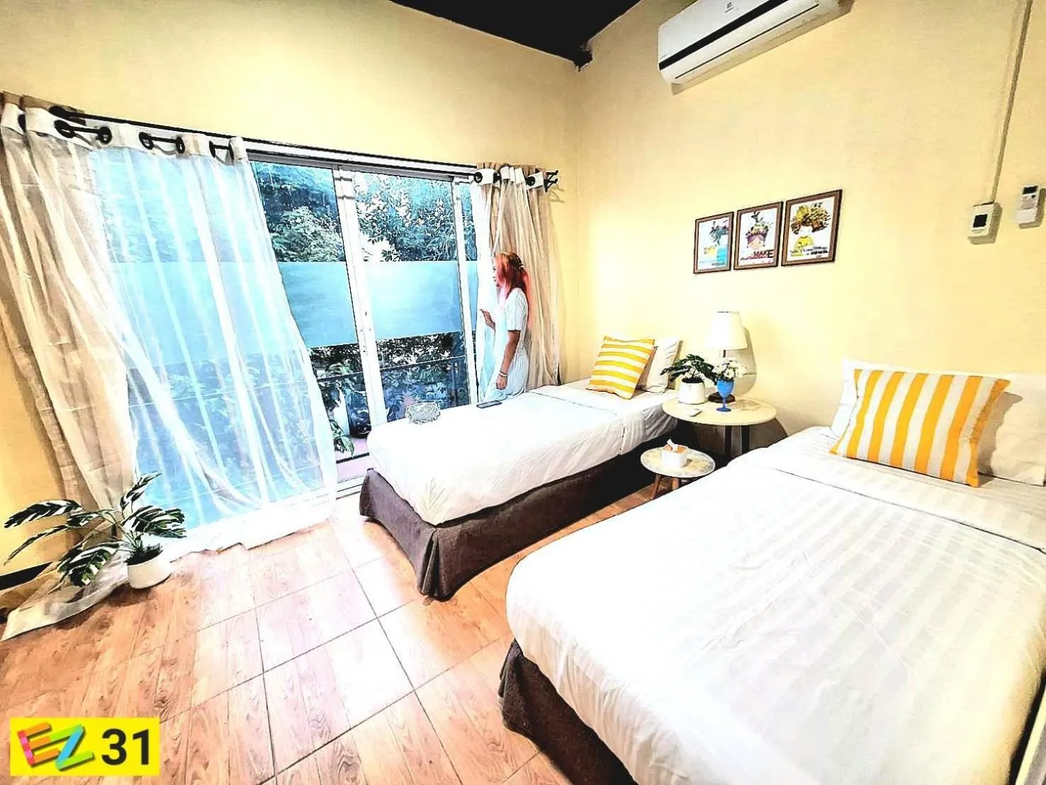 Bedroom, Bed in EZ Sleep @ Ratchada 19