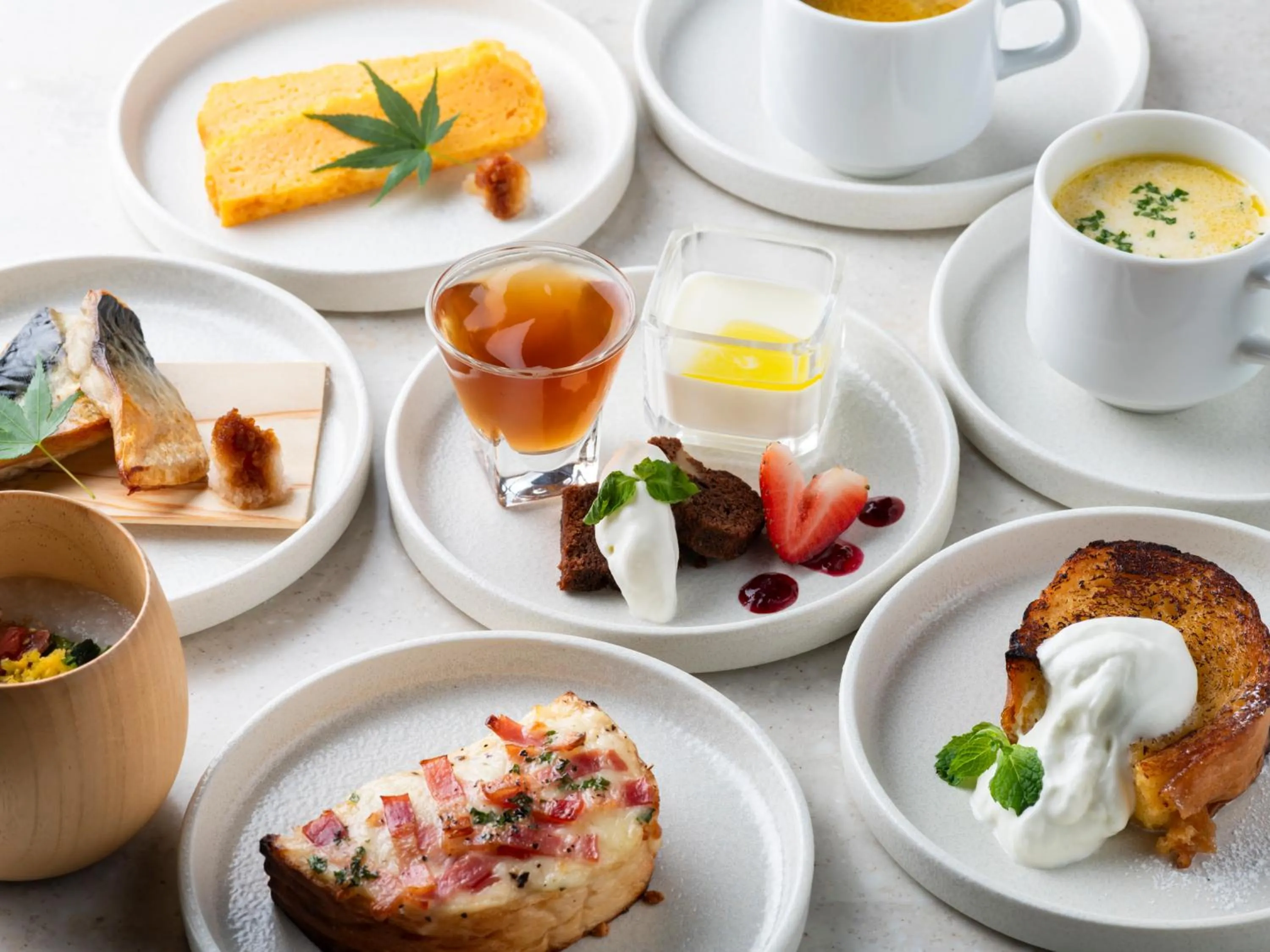 Breakfast in Mitsui Garden Hotel Ginza Tsukiji