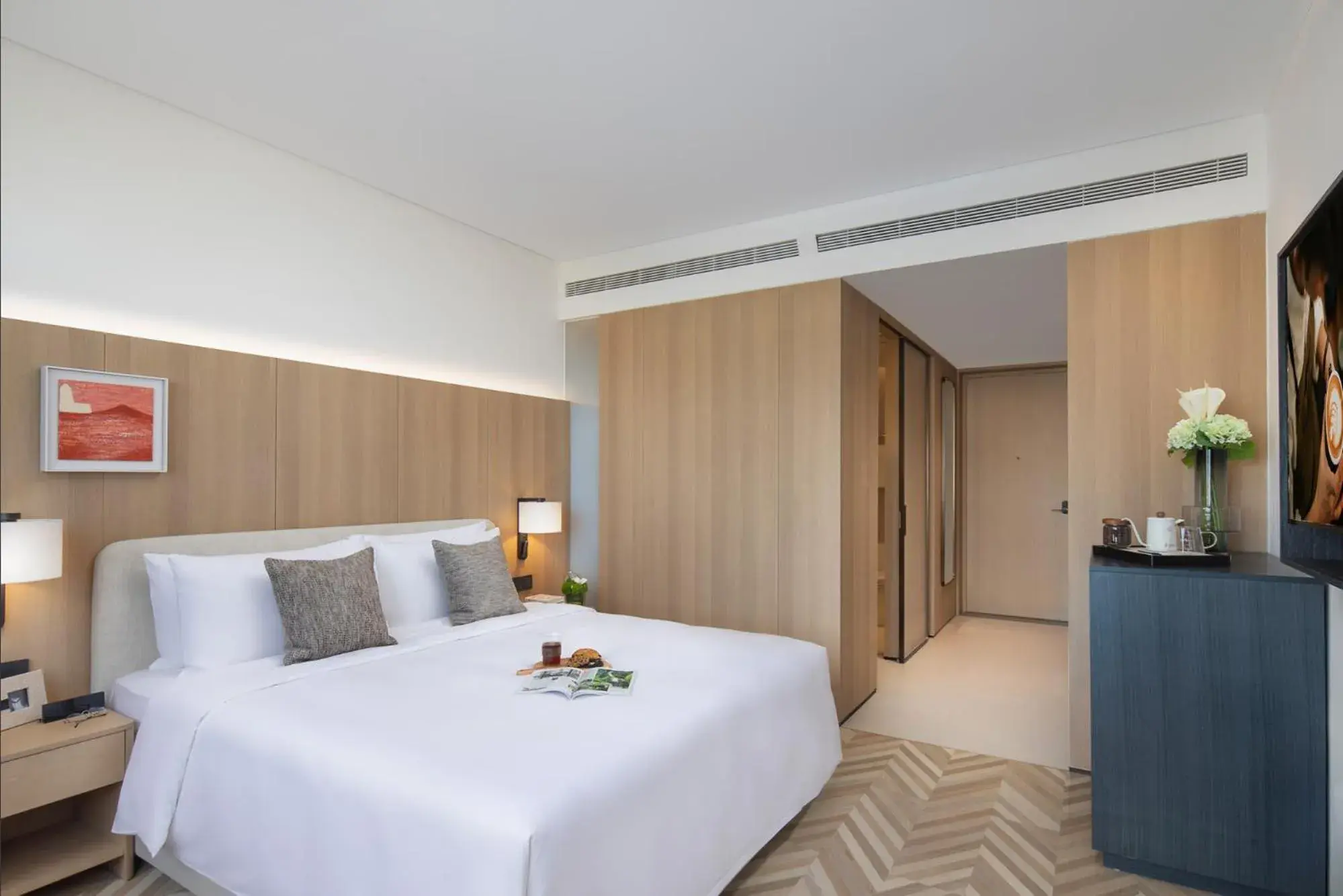 Bed in Citadines Yazhou Bay Sanya Bed in Citadines Yazhou Bay Sanya