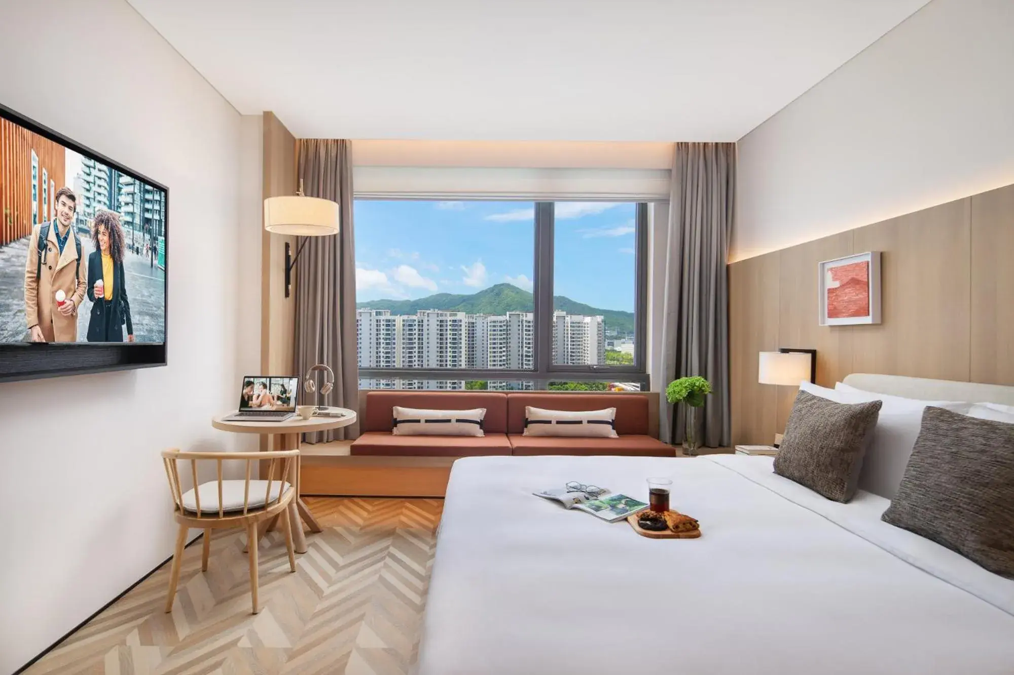 TV and multimedia, Bed in Citadines Yazhou Bay Sanya TV and multimedia, Bed in Citadines Yazhou Bay Sanya