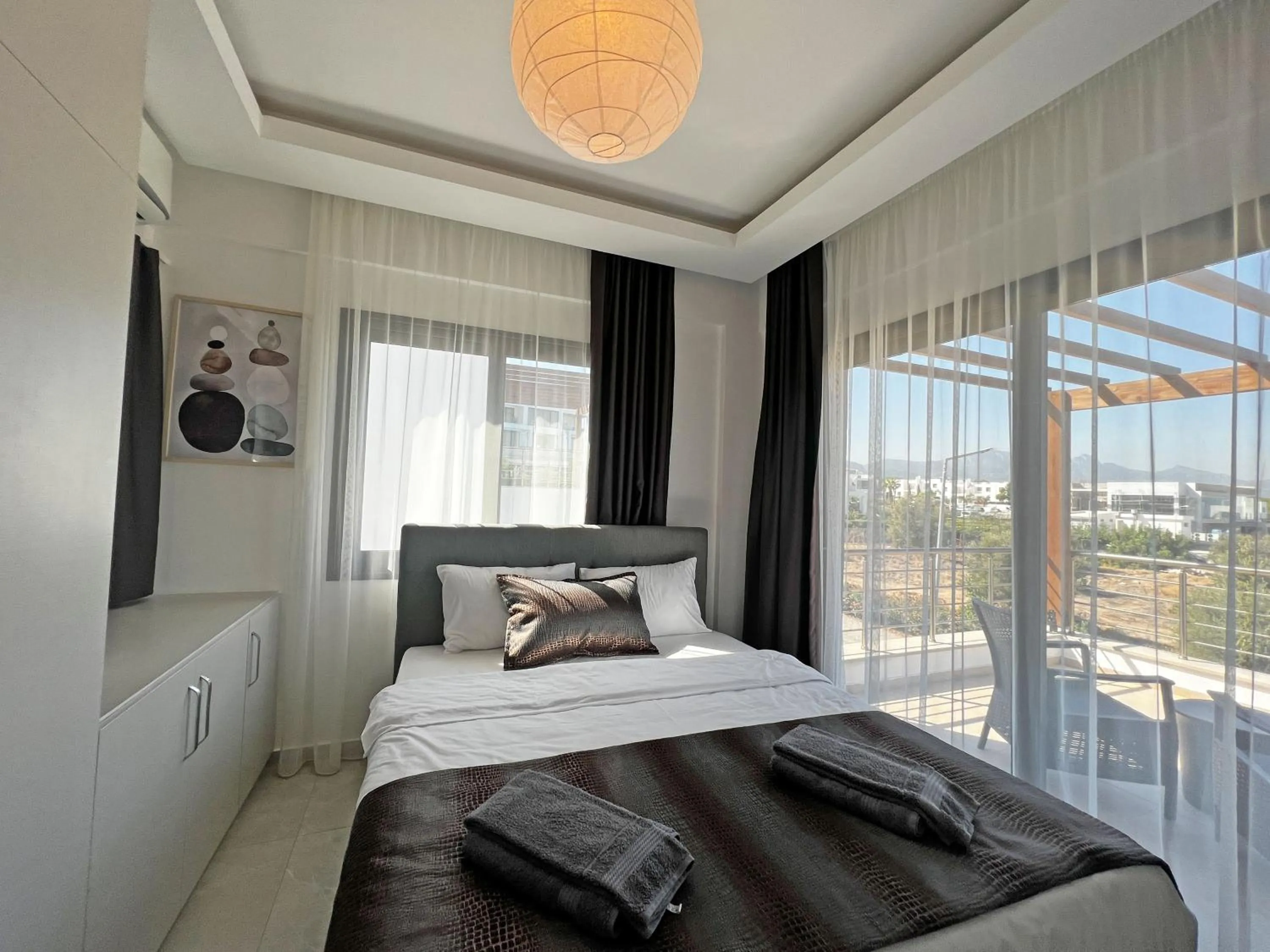 Bed in Skyline Paradise Villas