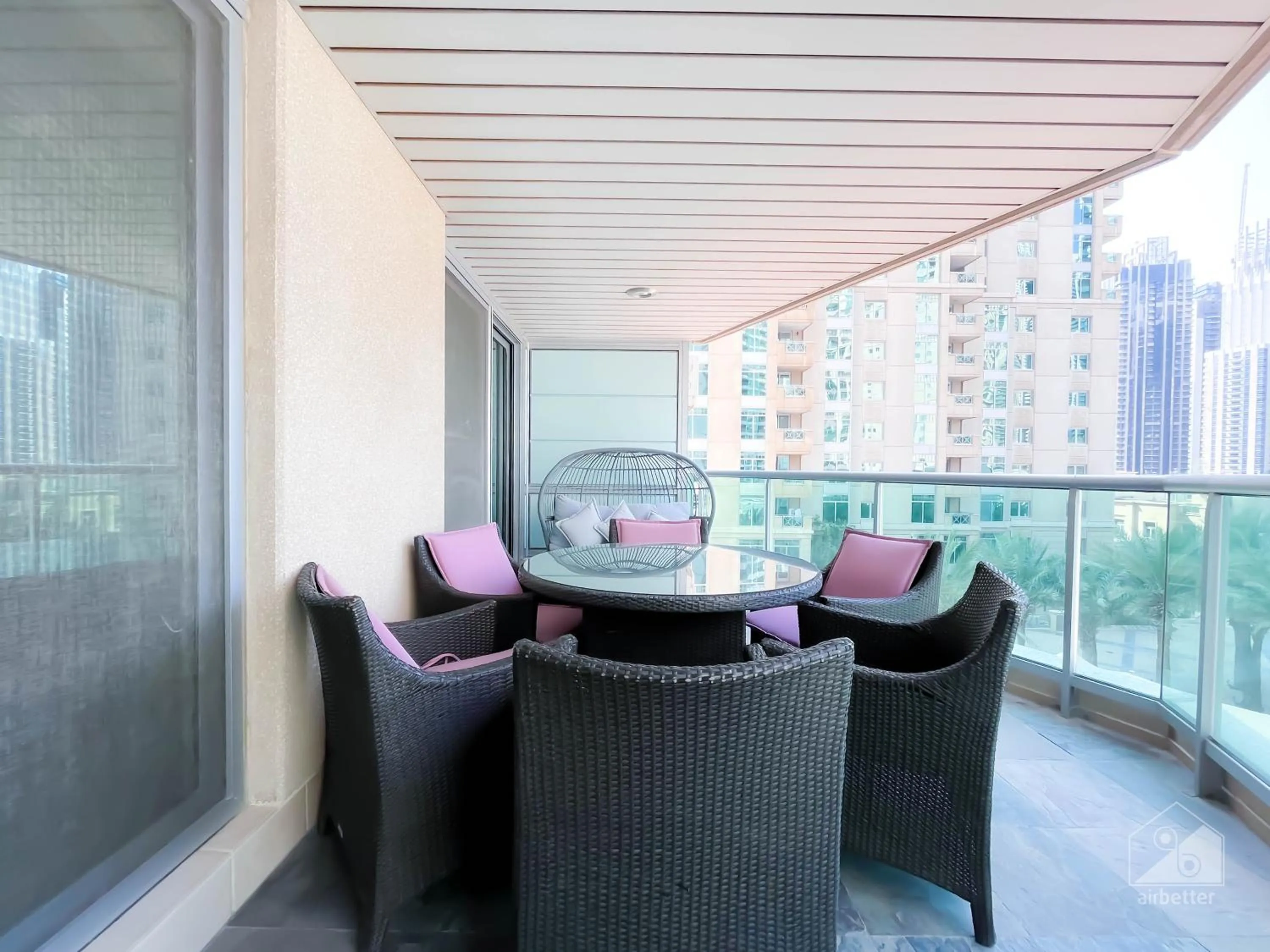 Balcony/Terrace in New! Ultimate Luxury 2Bedroom In Dubai Marina
