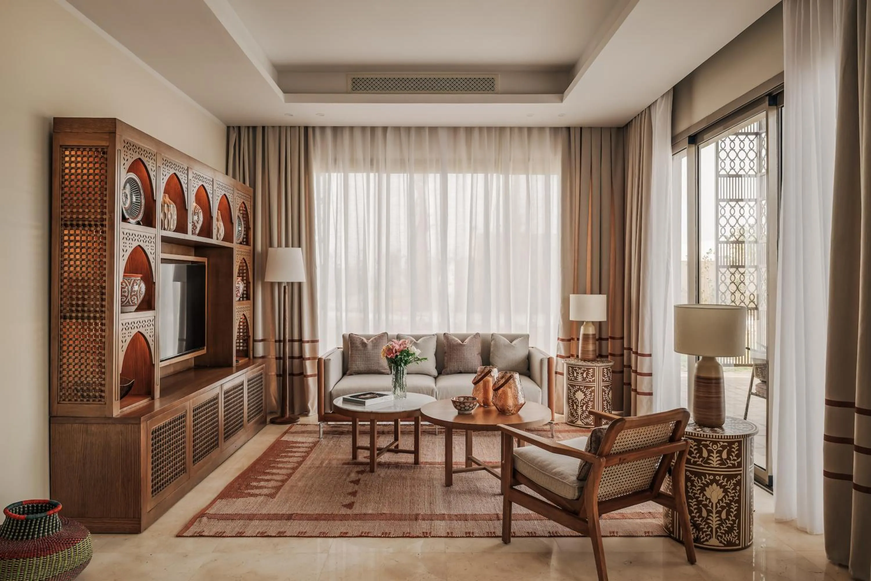 Living room in Sakhra Hotel & Spa, Almaza Bay