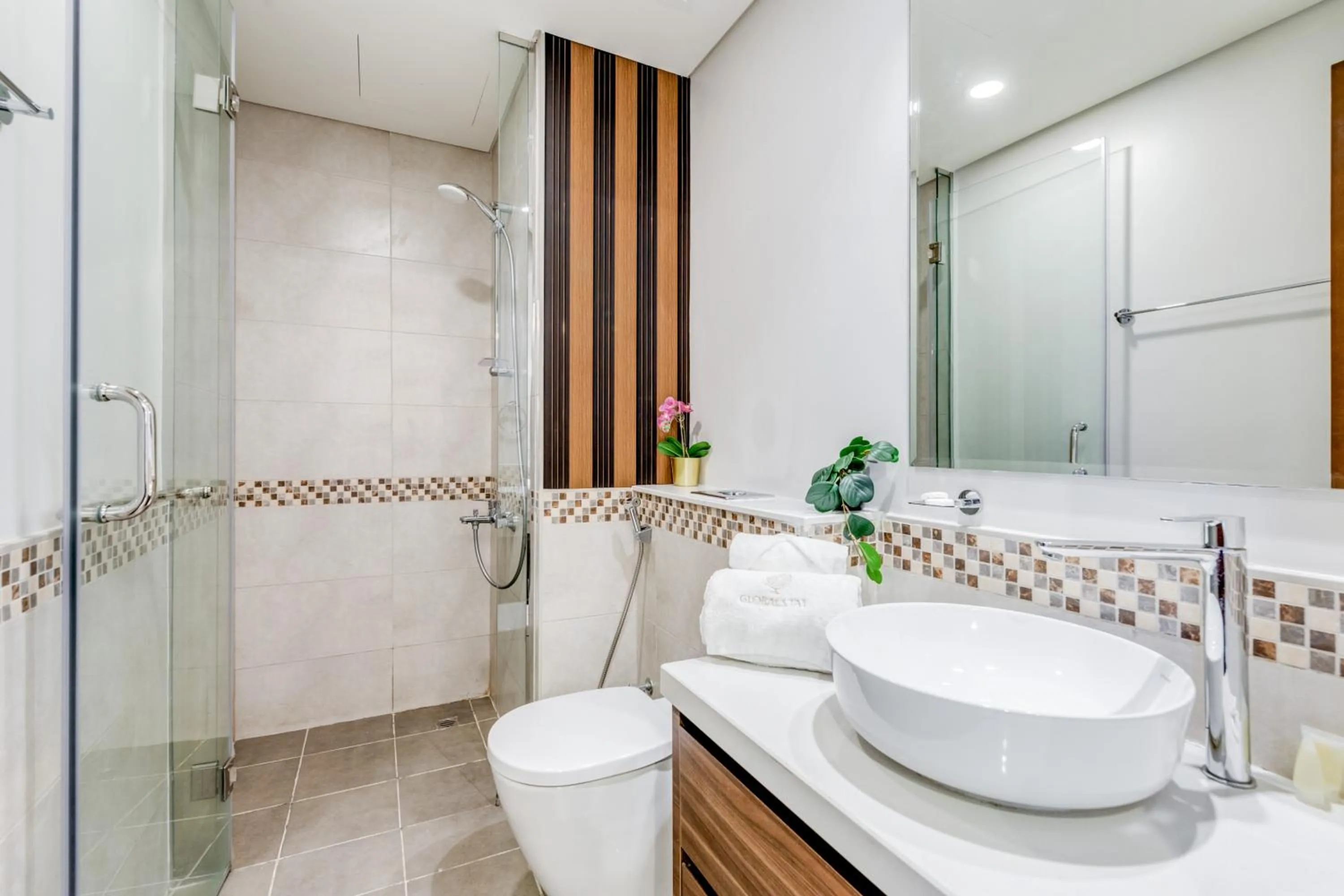 Bathroom in GLOBALSTAY. Luxury Apartments Near The Dubai Canal