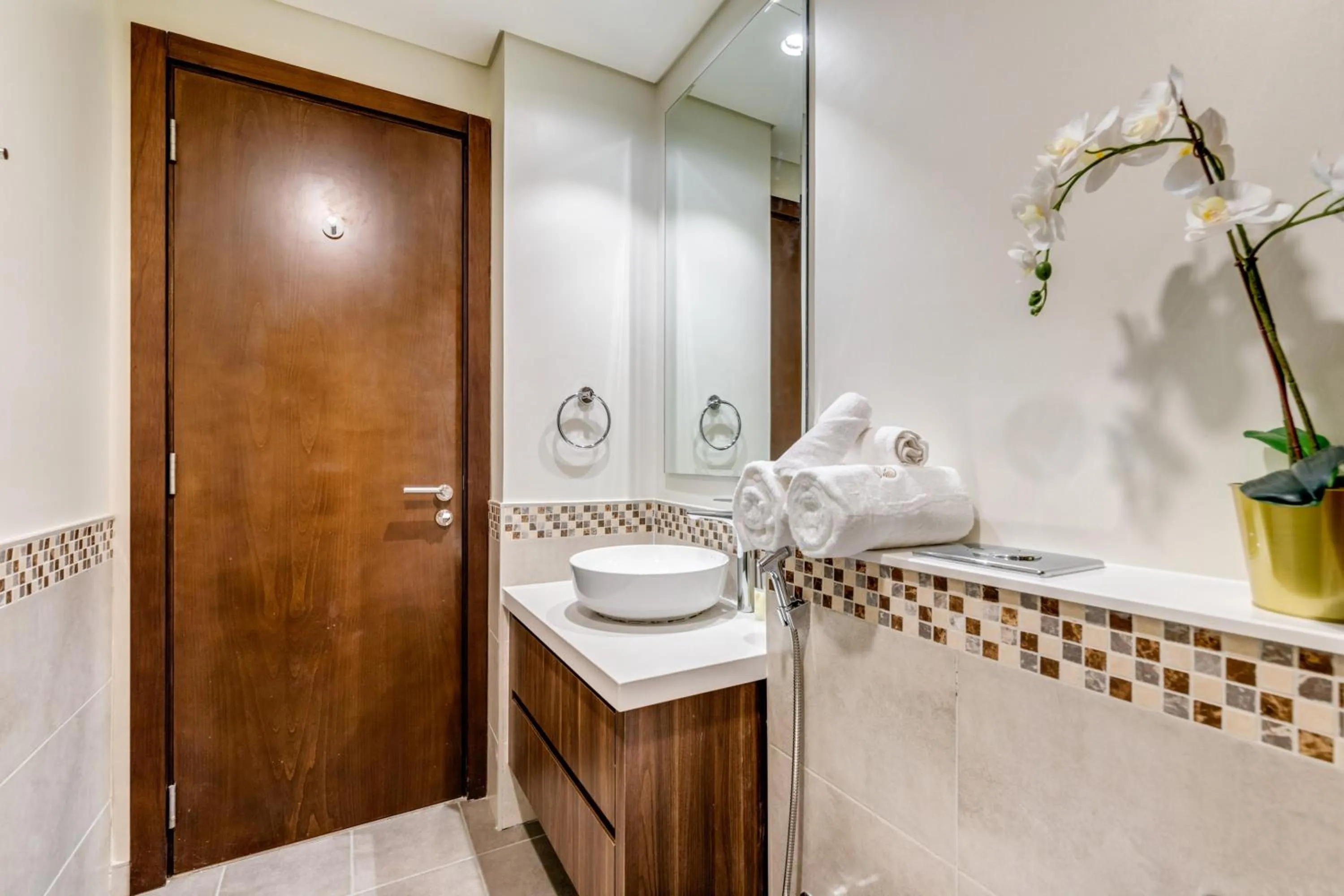 Bathroom in GLOBALSTAY. Luxury Apartments Near The Dubai Canal