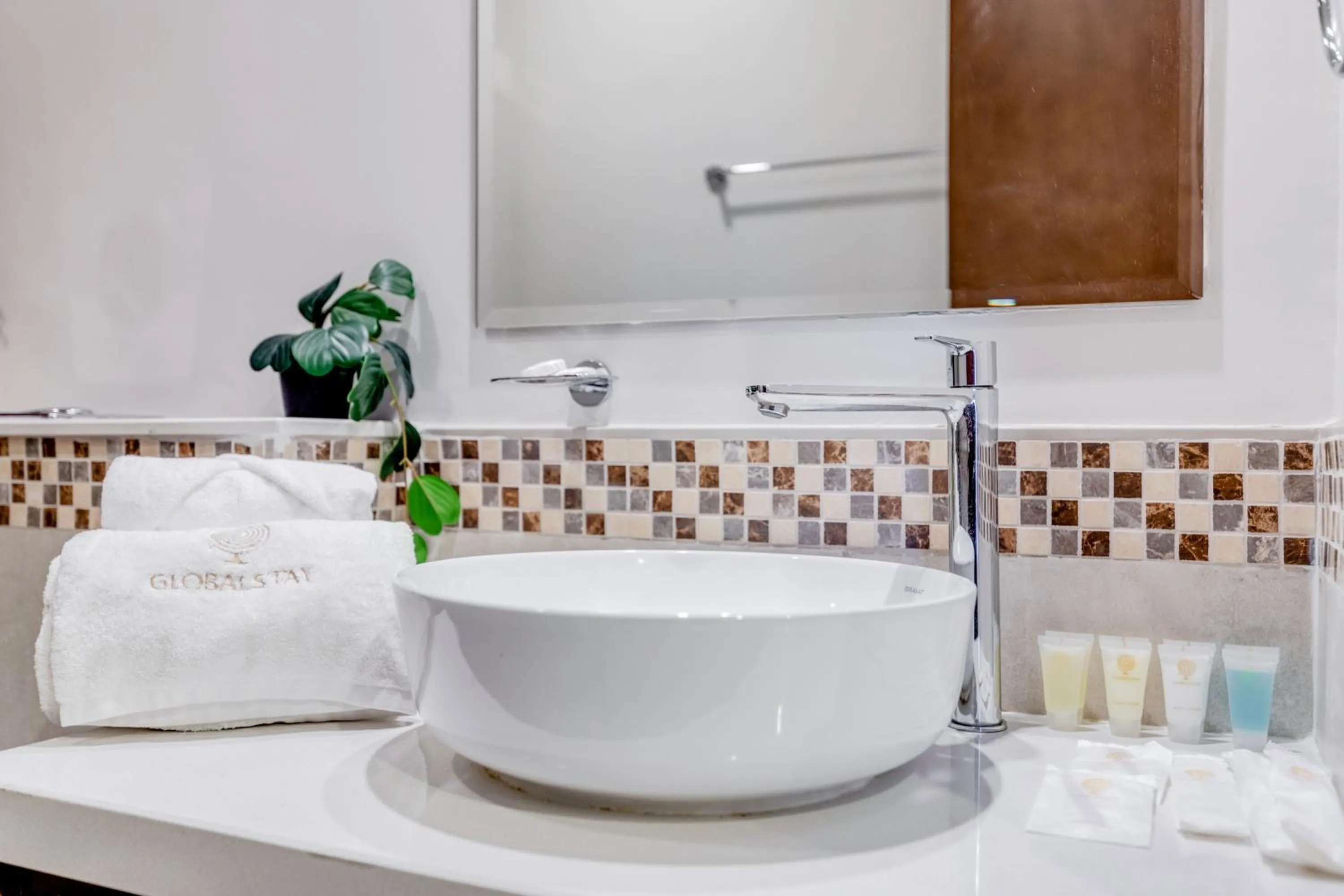 Bathroom in GLOBALSTAY. Luxury Apartments Near The Dubai Canal