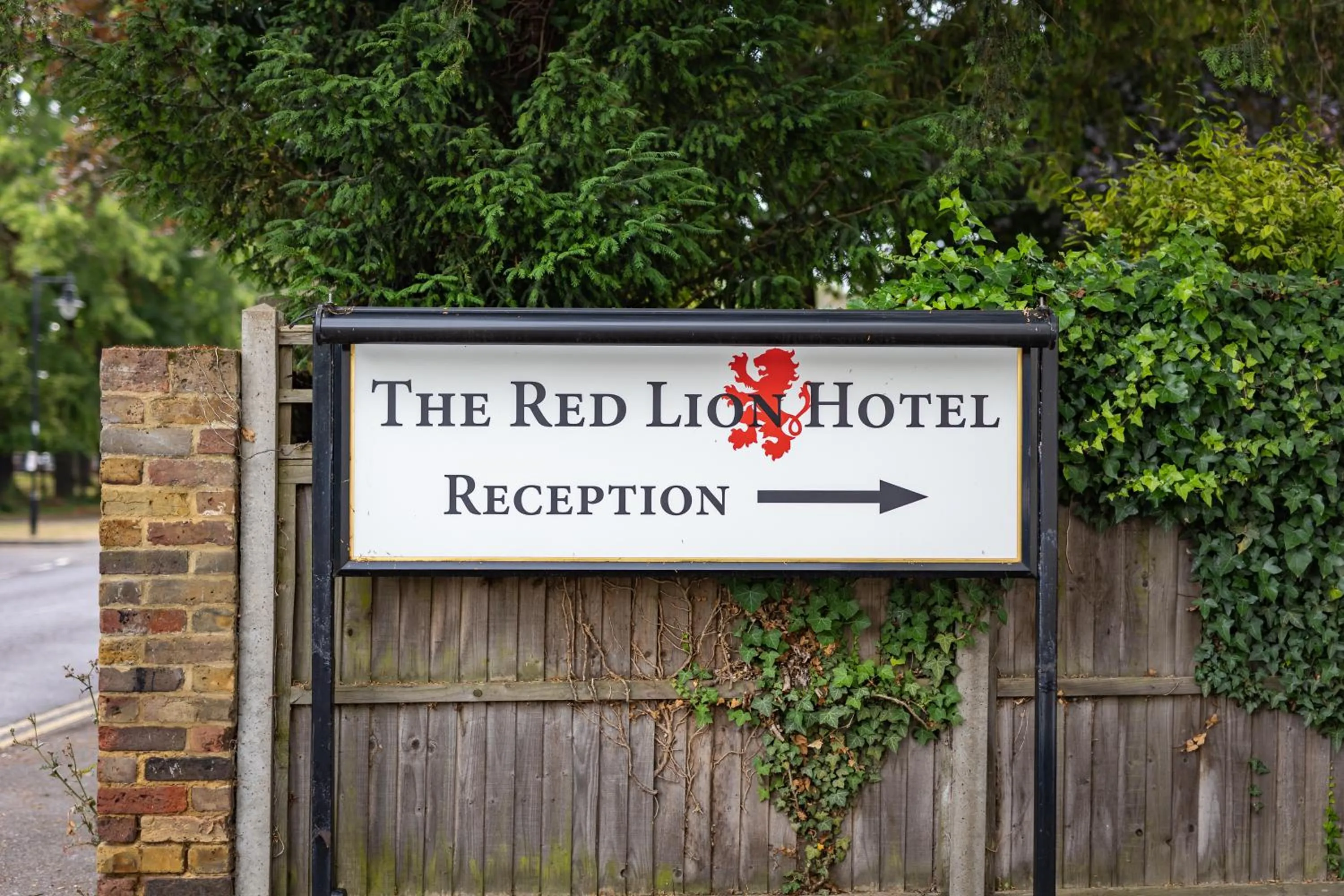 Property logo or sign in The Red Lion Hotel