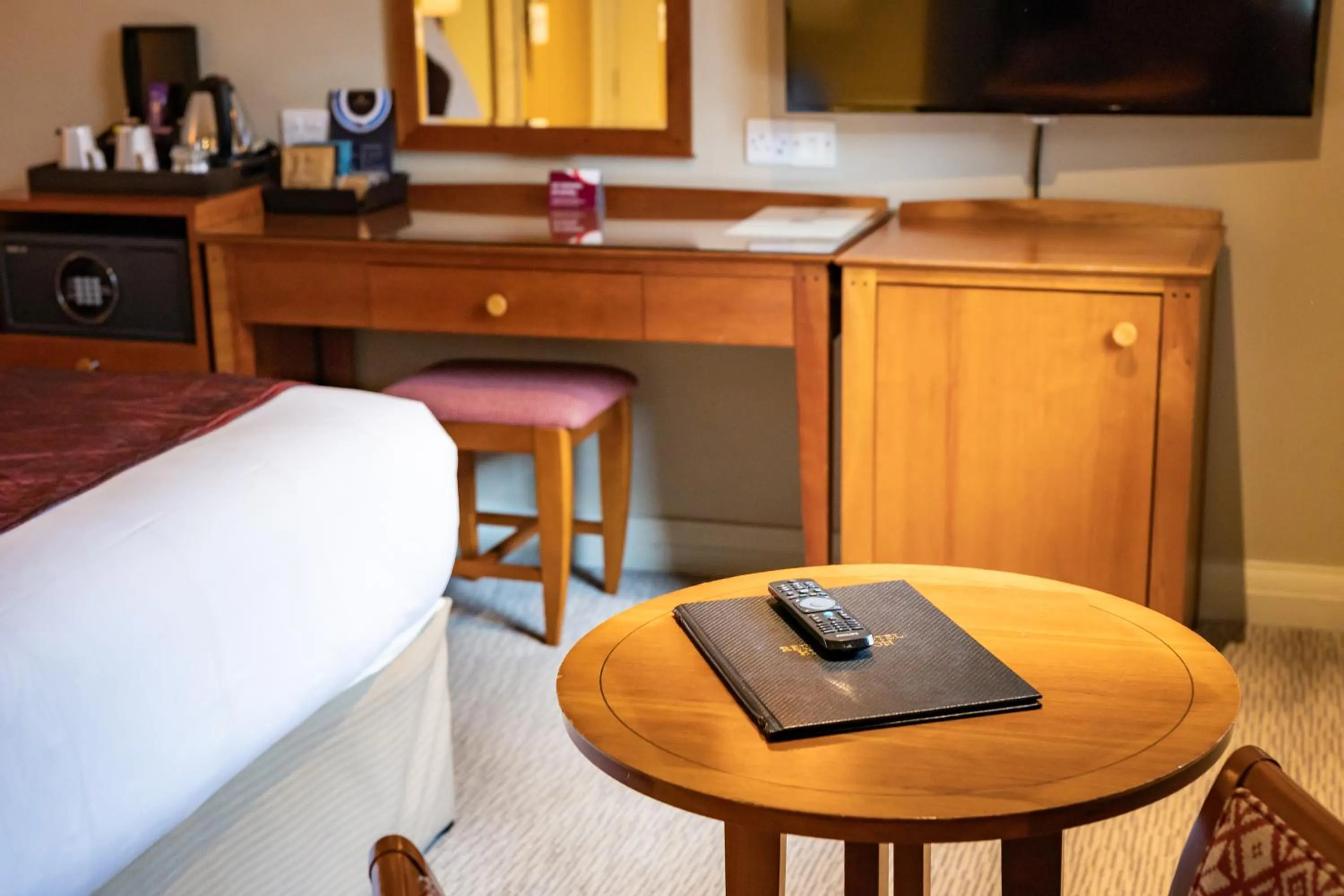 Decorative detail, Bed in The Red Lion Hotel