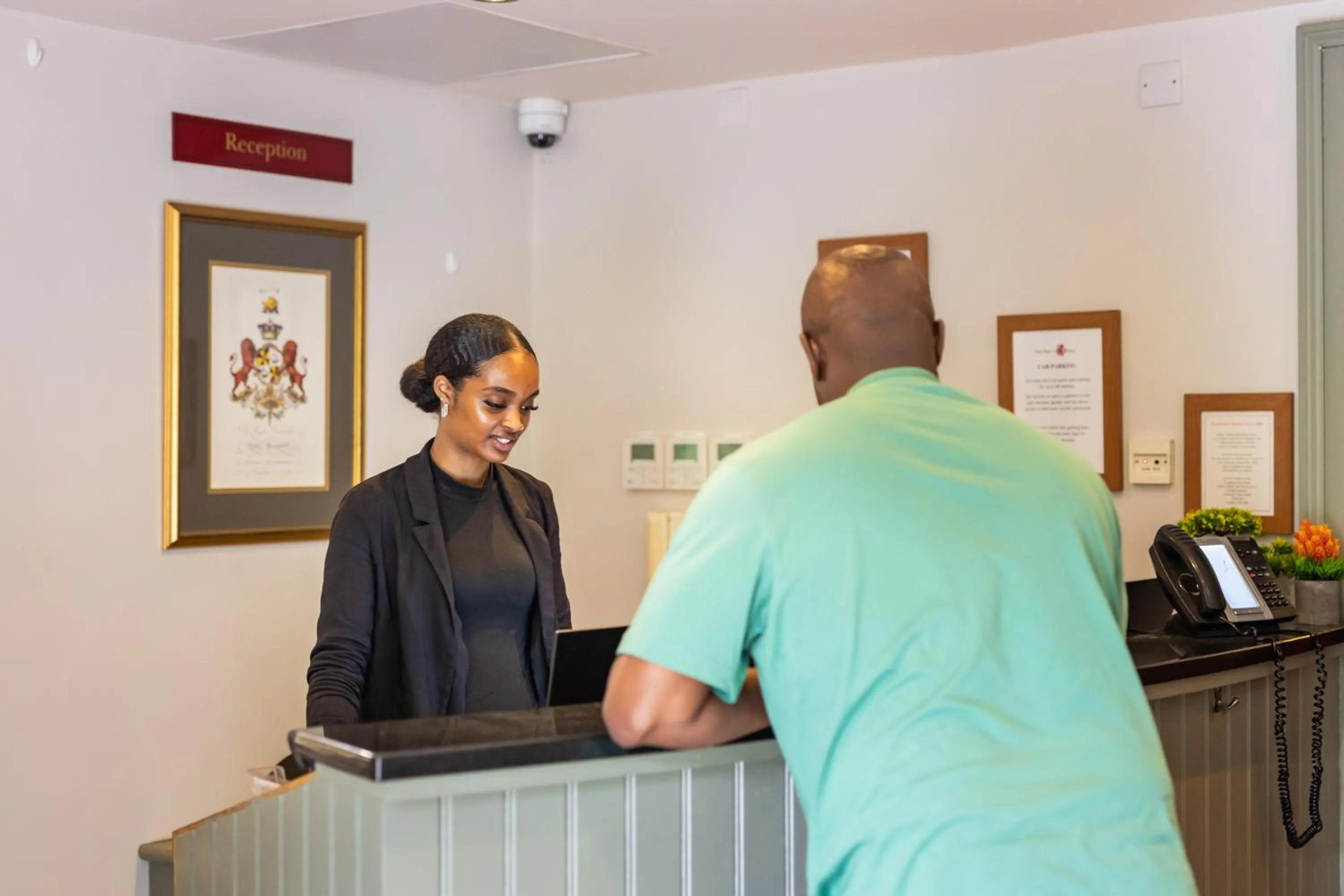 Lobby or reception in The Red Lion Hotel