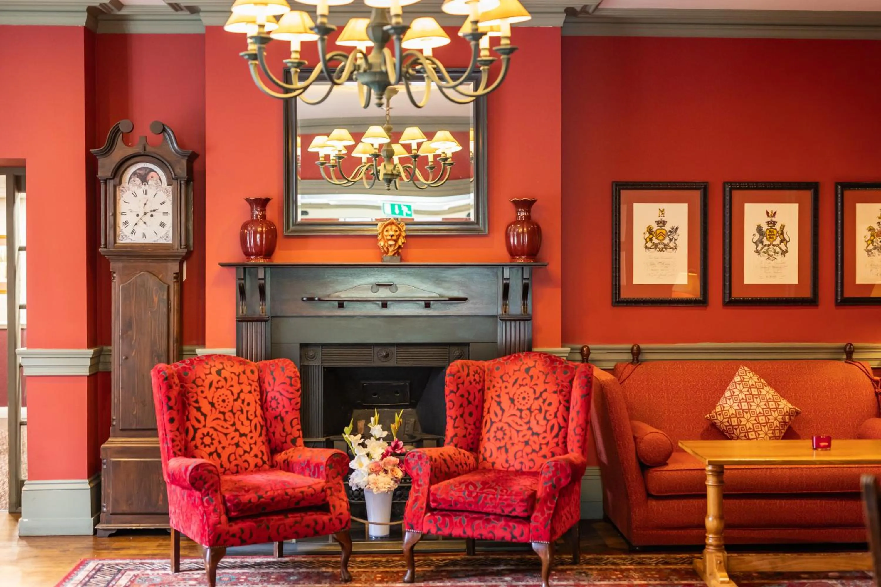 Lobby or reception in The Red Lion Hotel