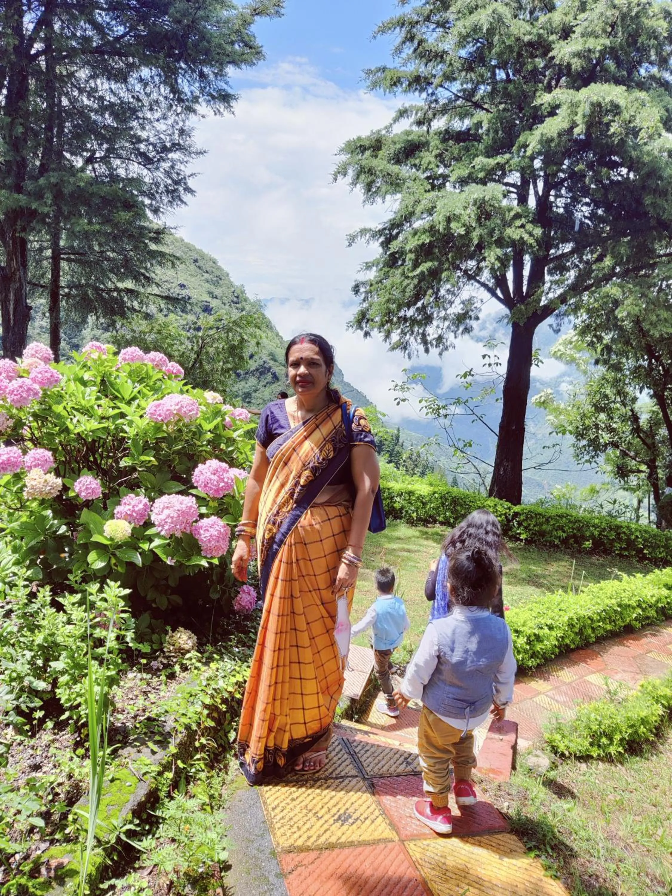 Garden view in The Himalaya Retreat Resort, Experience Nature in the Lap of Himalayas