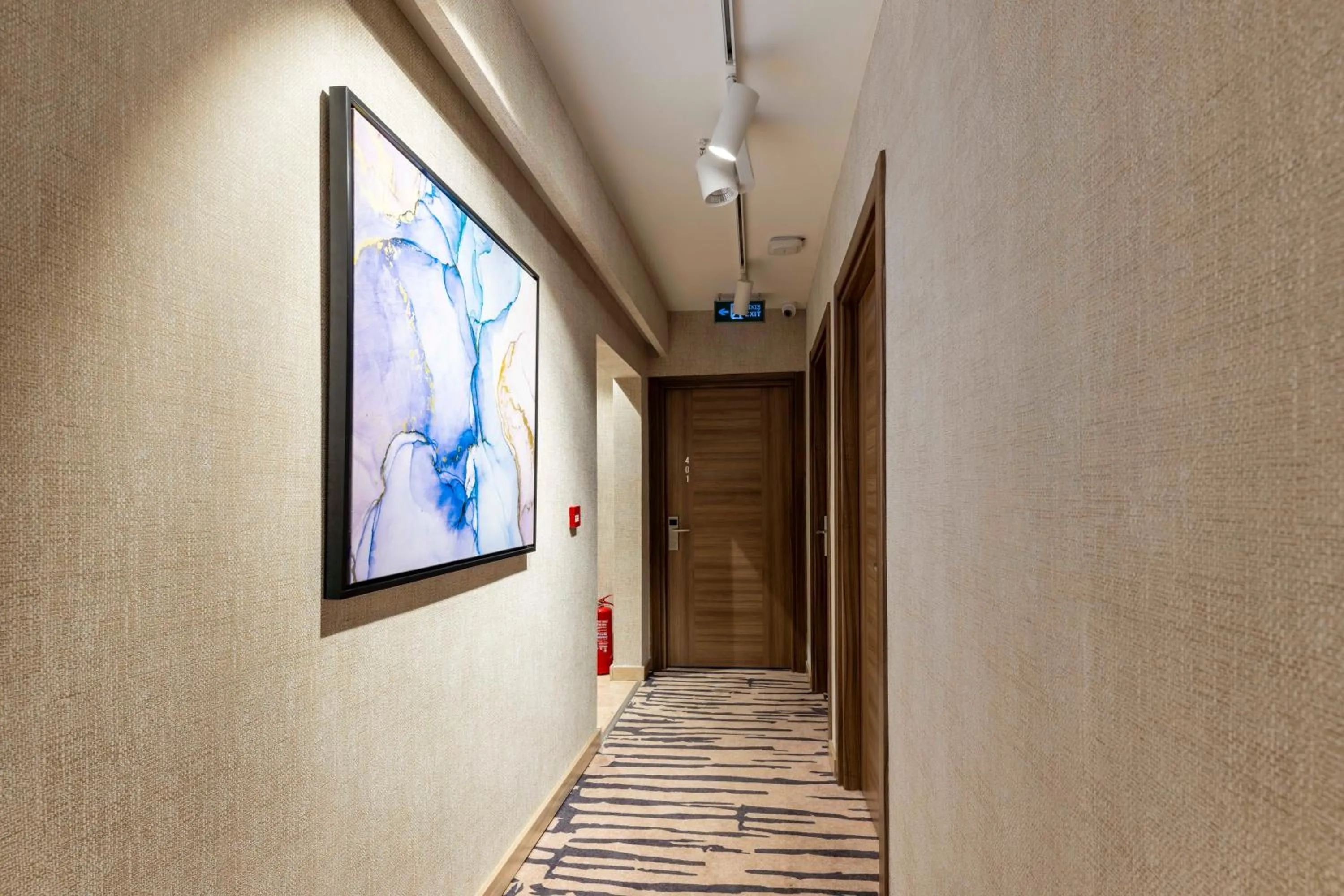 On site in The Capri Hotel Osmanbey