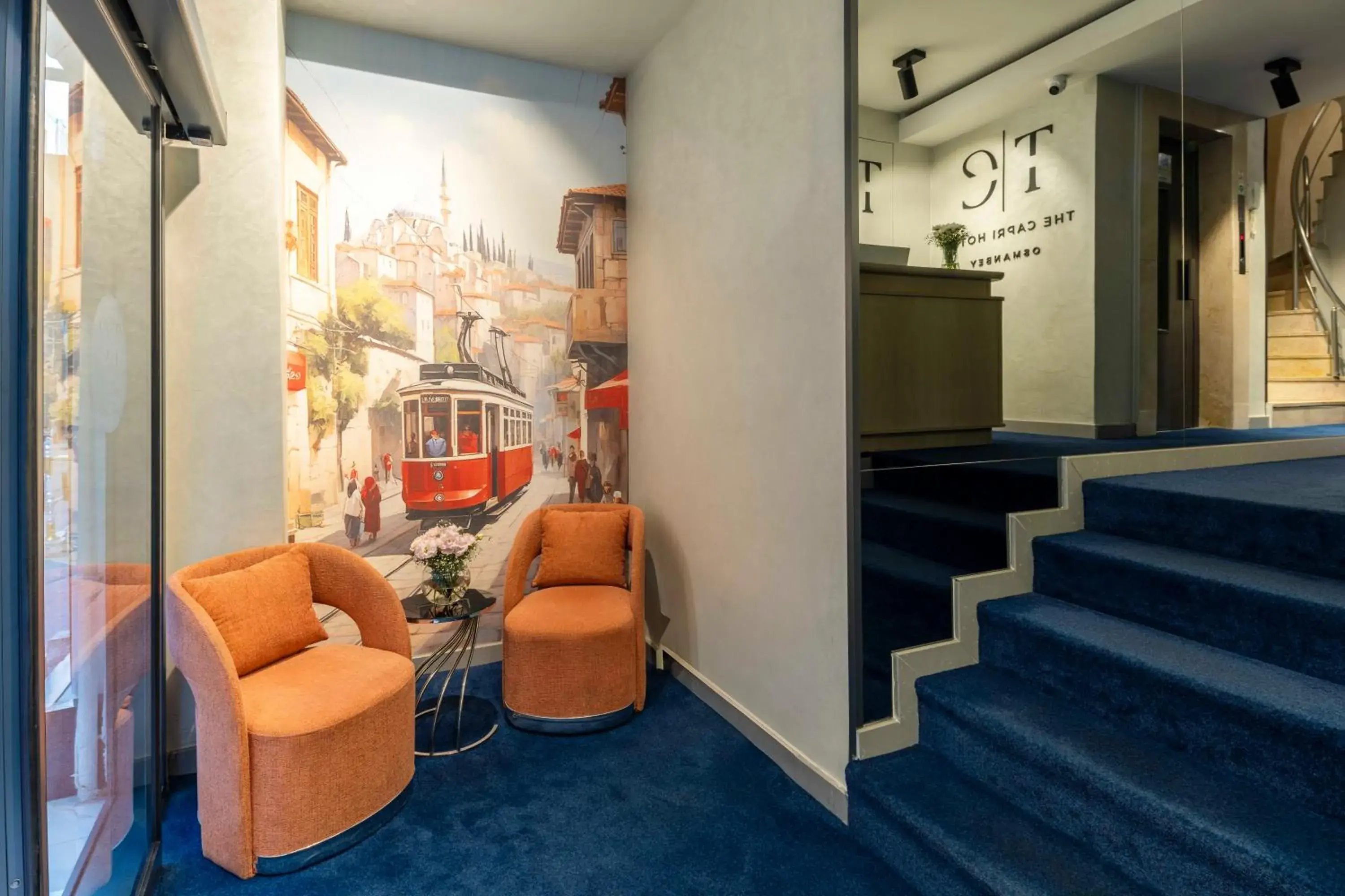 Lobby or reception in The Capri Hotel Osmanbey Lobby or reception in The Capri Hotel Osmanbey