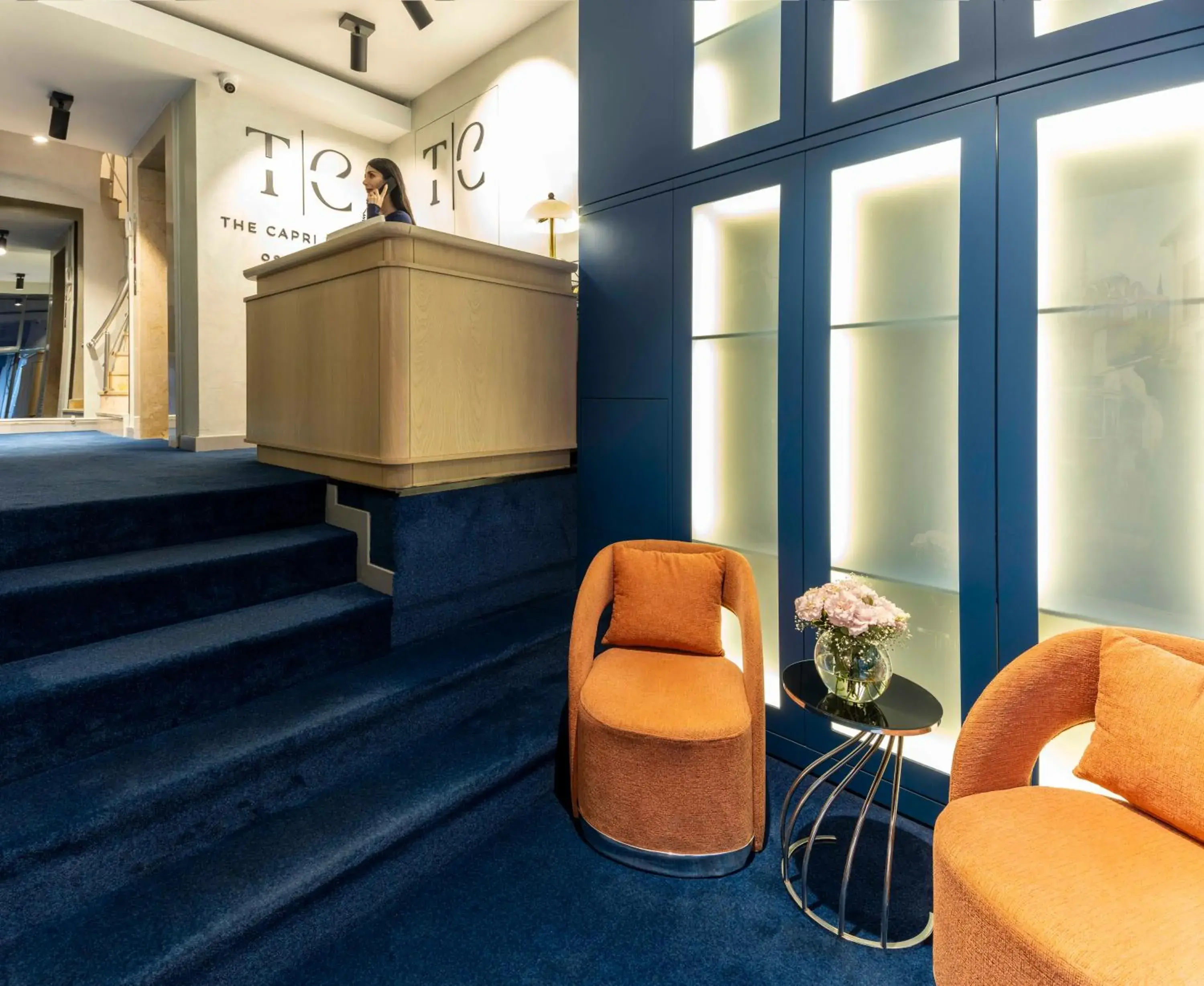 Lobby or reception in The Capri Hotel Osmanbey Lobby or reception in The Capri Hotel Osmanbey