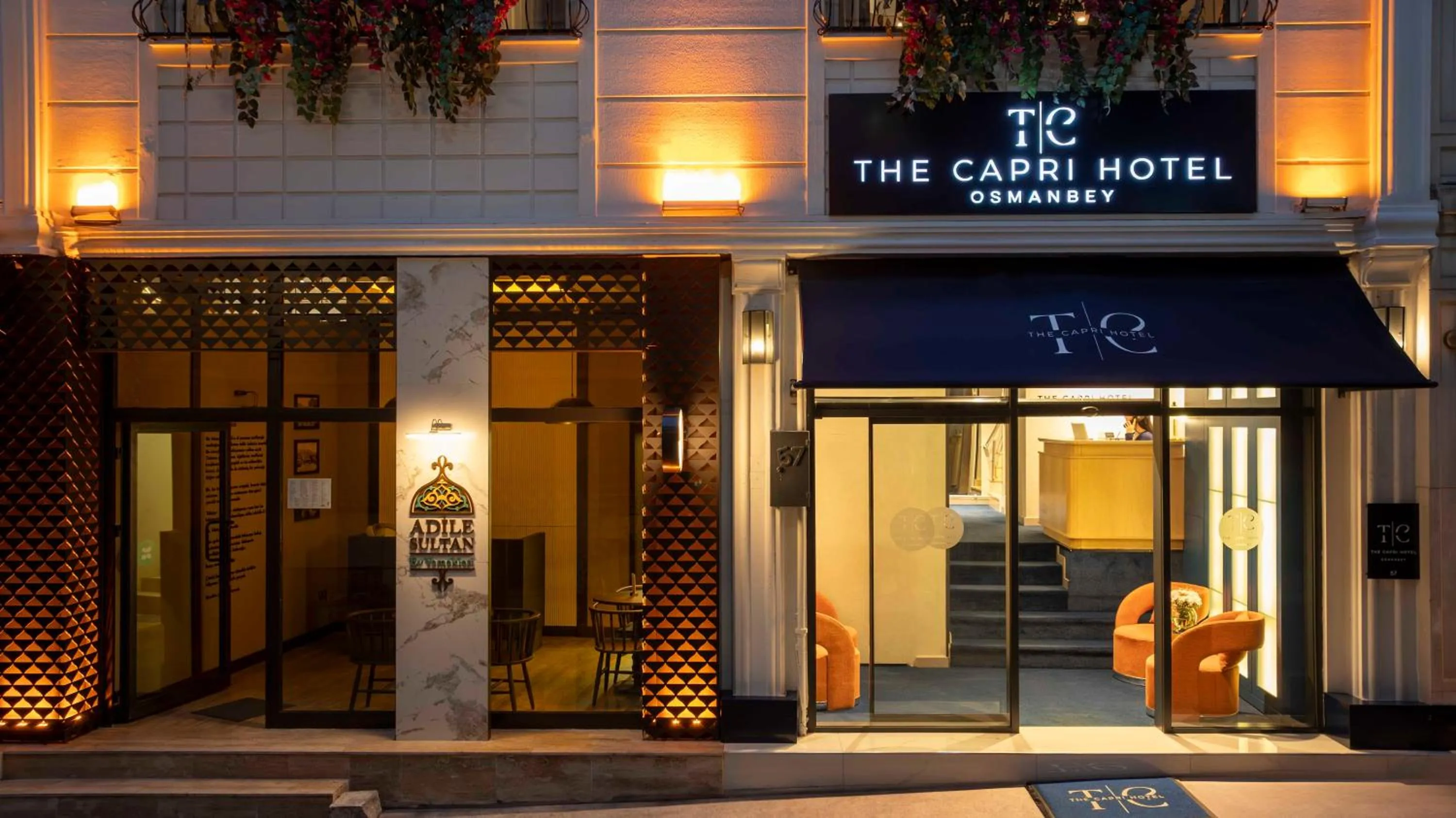 Facade/entrance in The Capri Hotel Osmanbey
