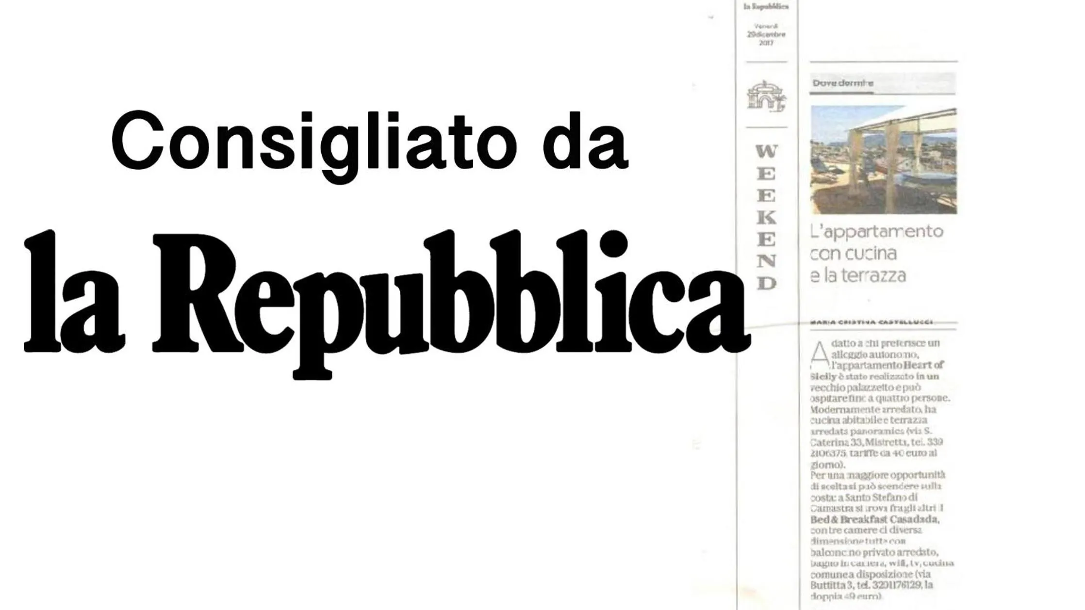 Certificate/Award in Heart Of Sicily