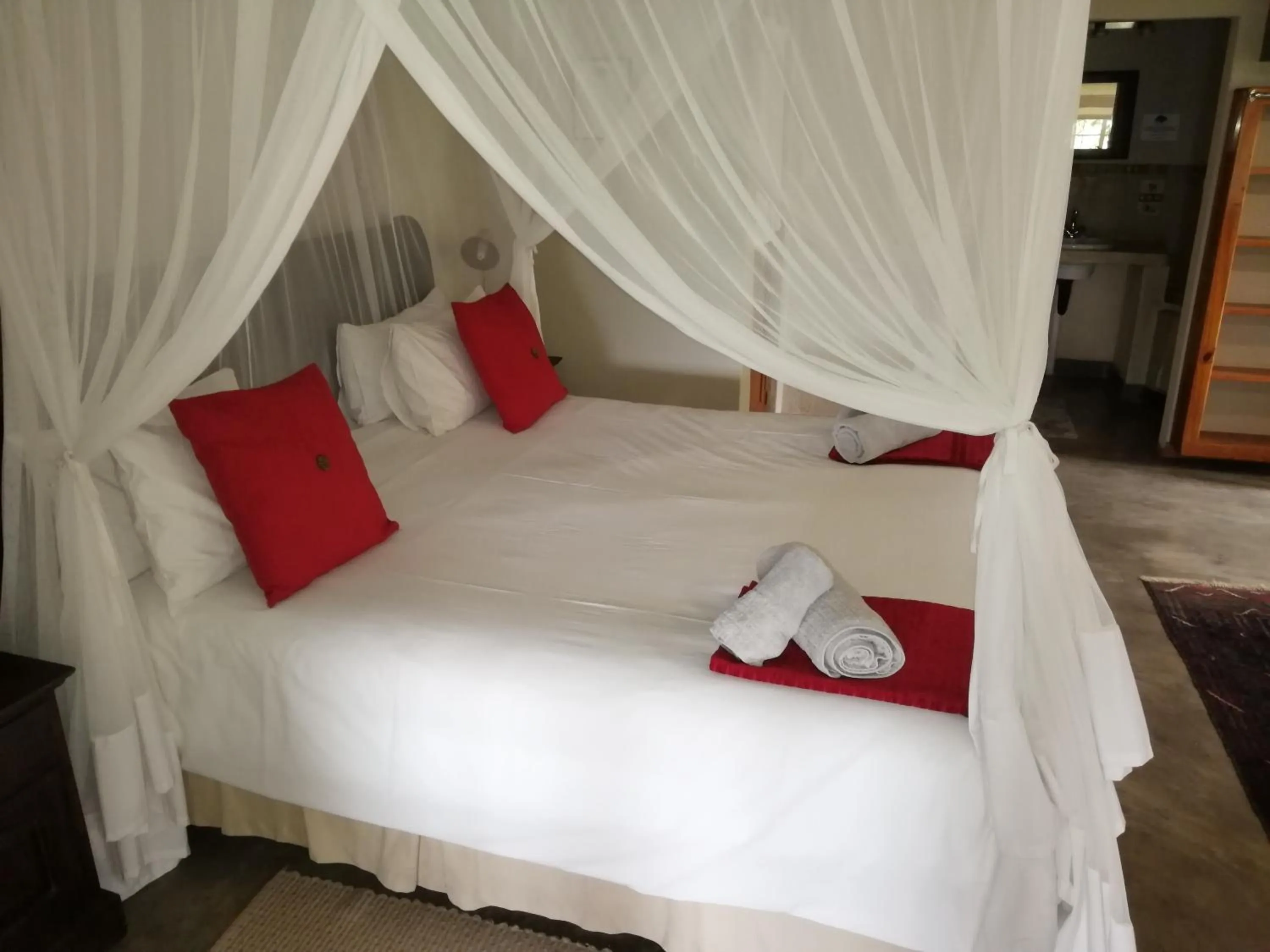 Bed in Blyde Mountain Country House