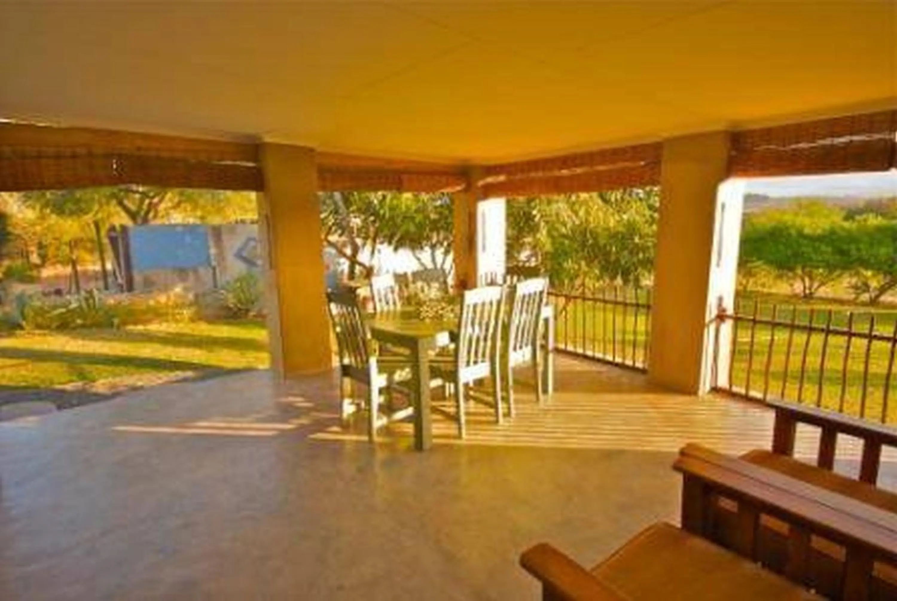 Patio in Blyde Mountain Country House