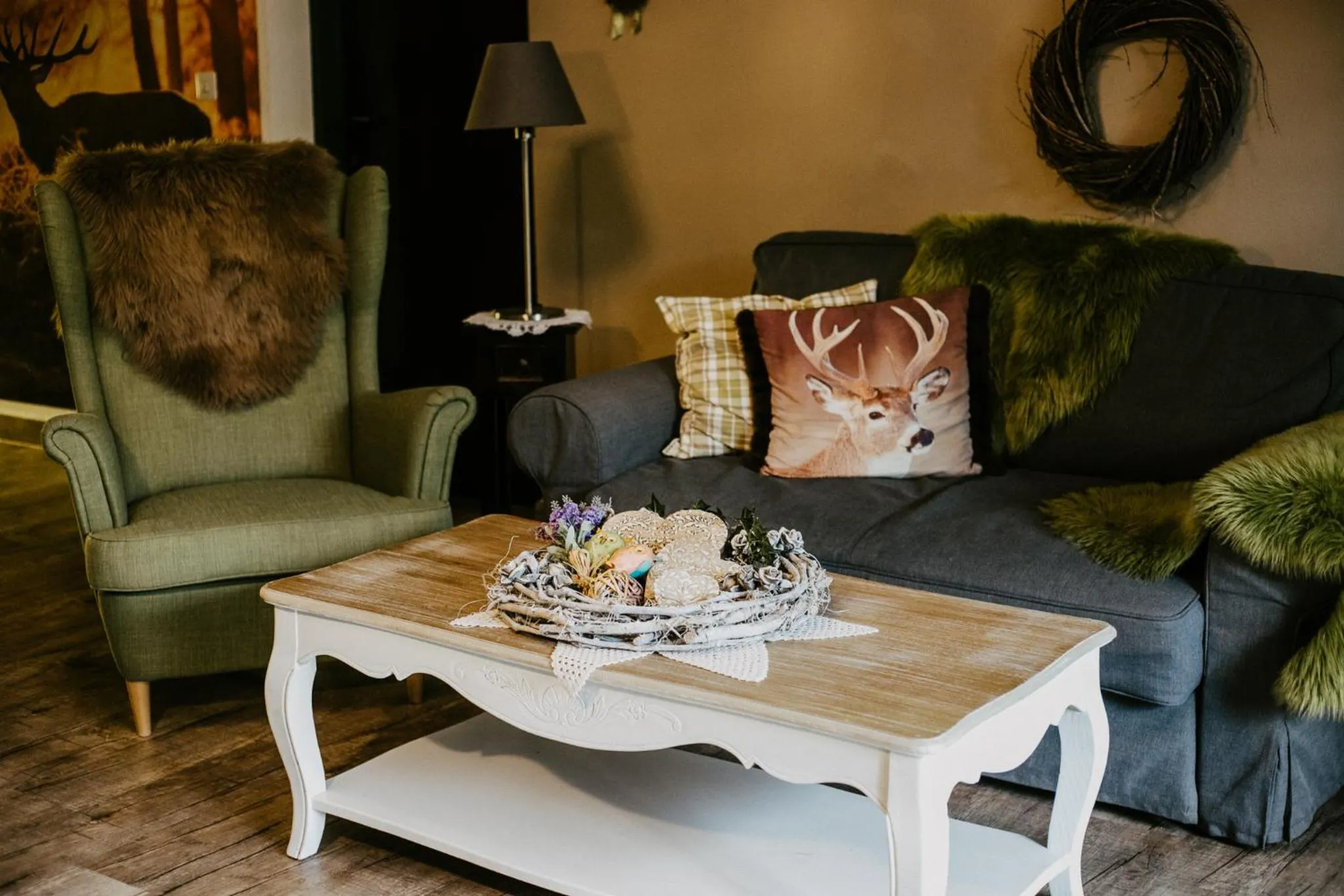 Seating area in Pension Leprich