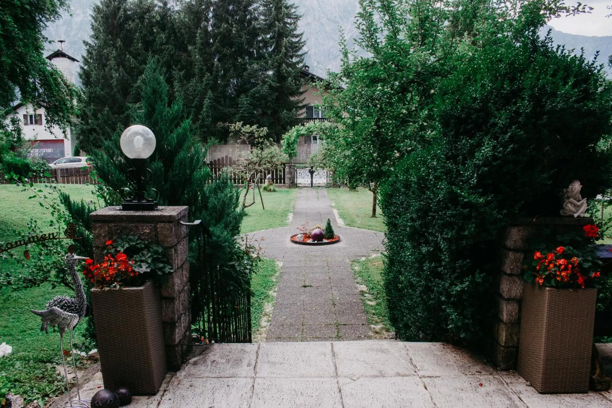 Garden in Pension Leprich