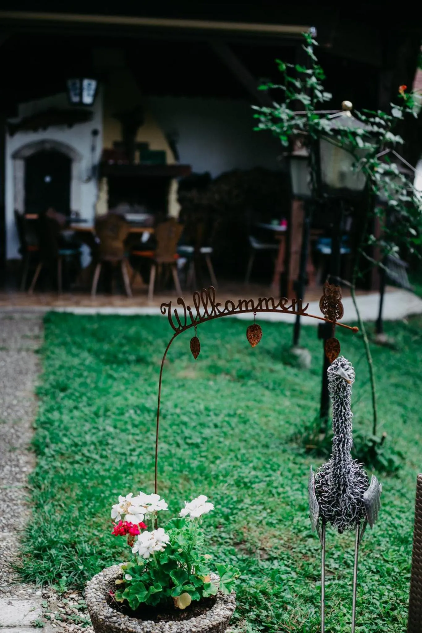 Garden in Pension Leprich
