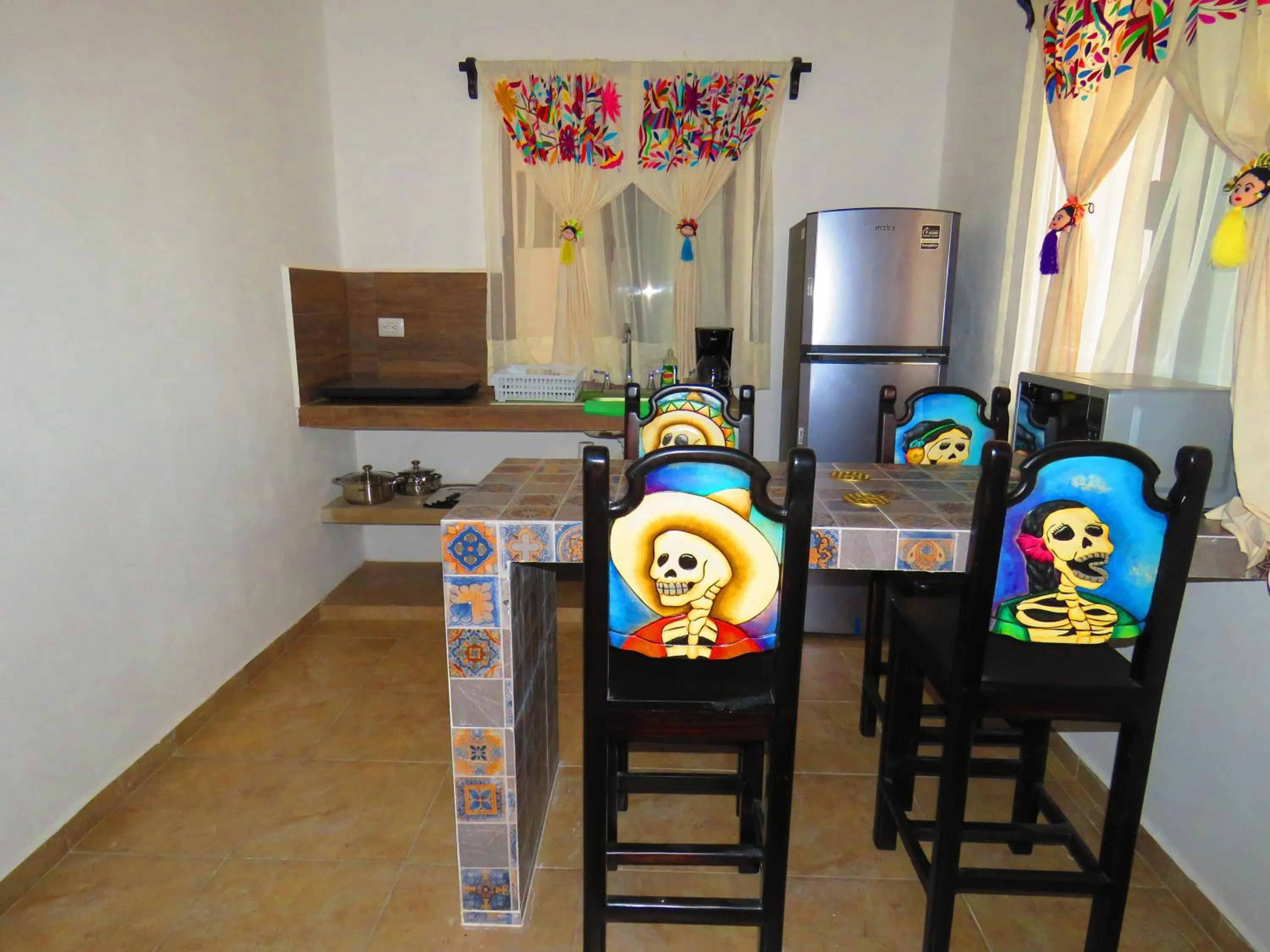 kitchen in Hotel Villas Ponto Holbox