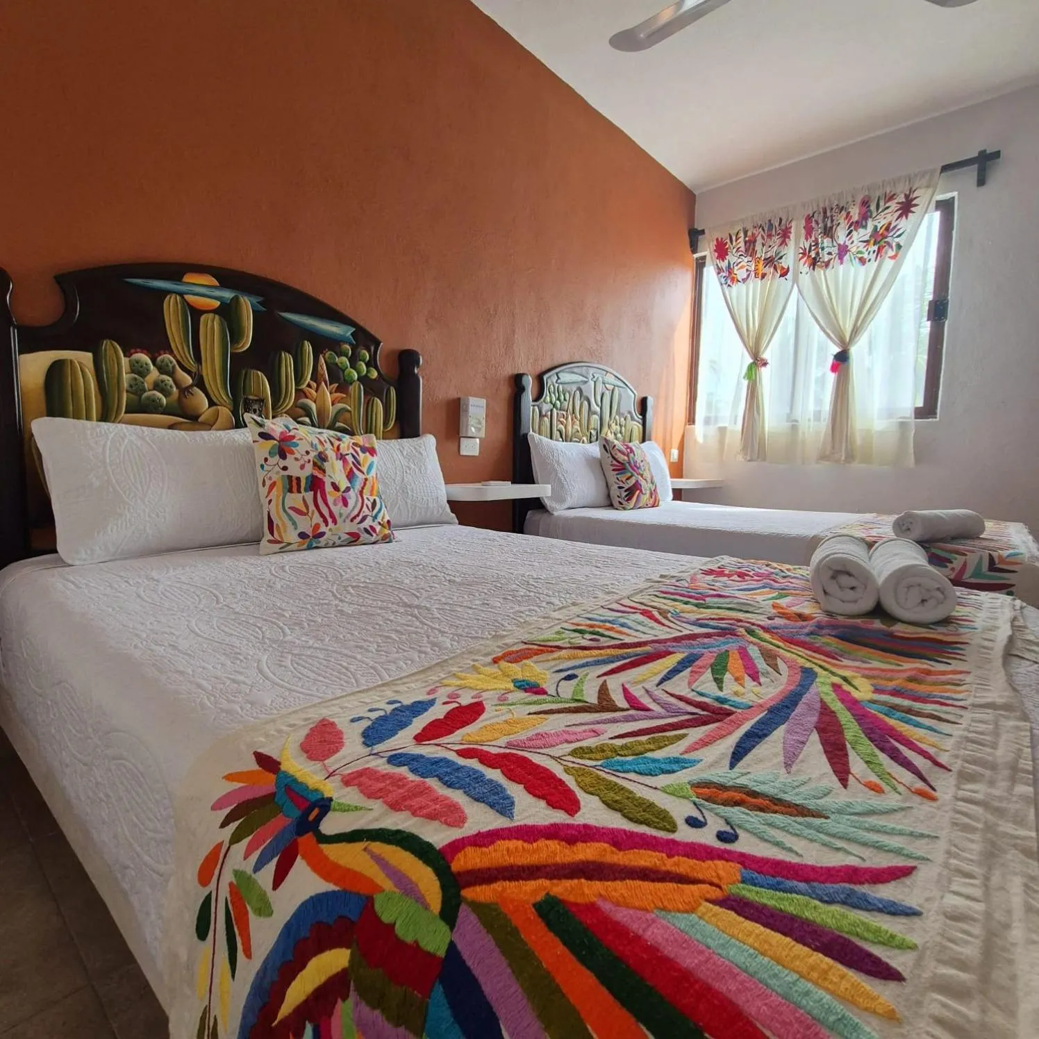 Bed in Hotel Villas Ponto Holbox