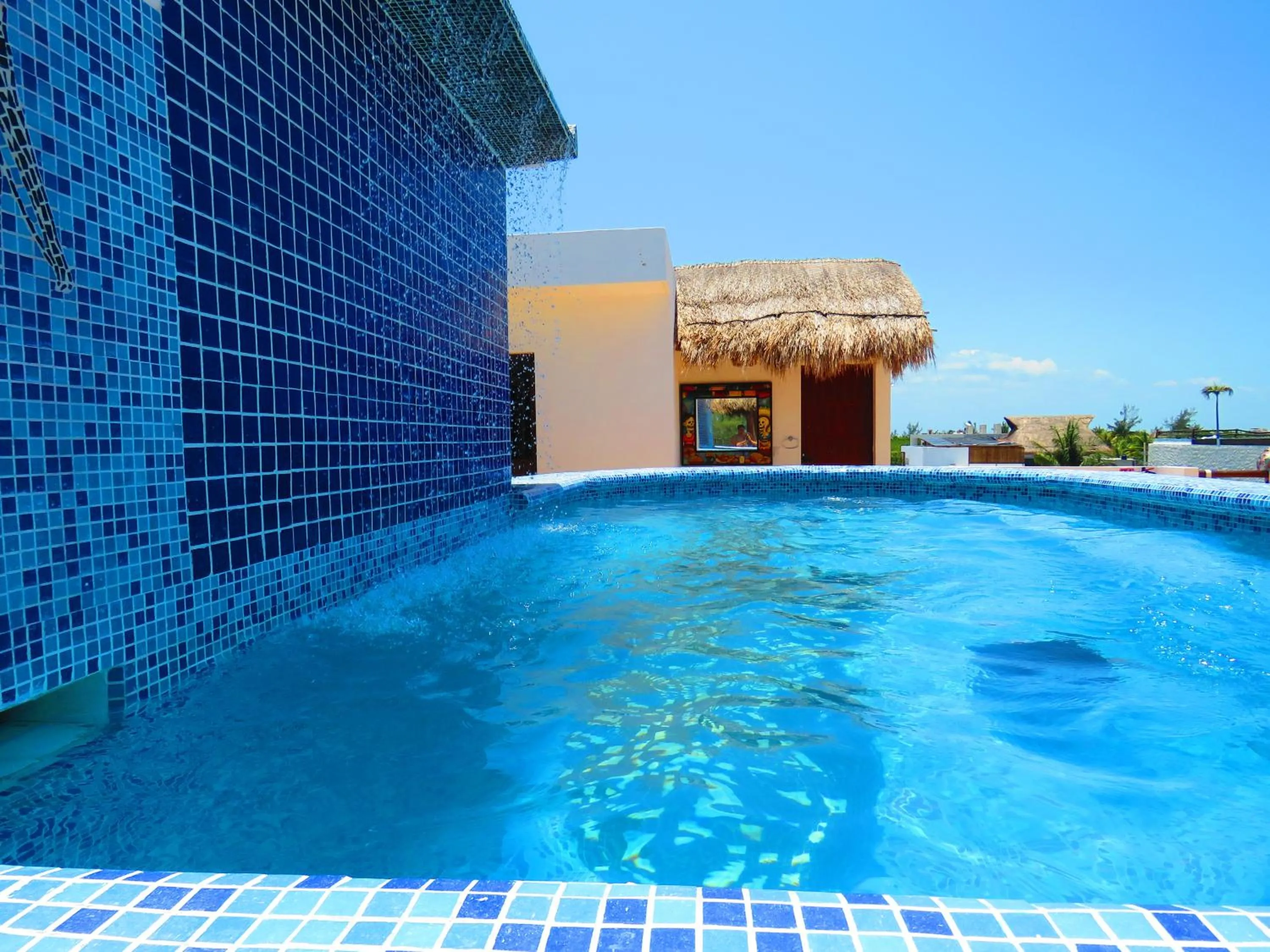 Swimming pool in Hotel Villas Ponto Holbox