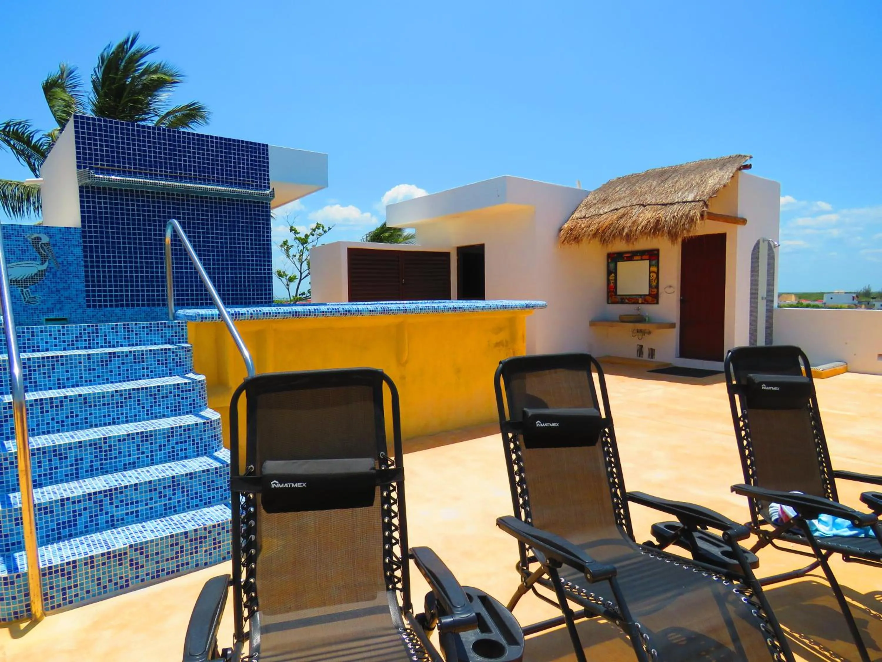 Swimming pool in Hotel Villas Ponto Holbox