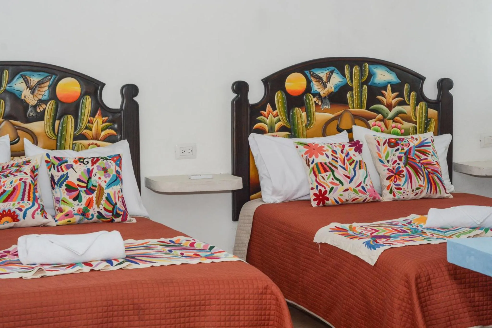 Bed in Hotel Villas Ponto Holbox
