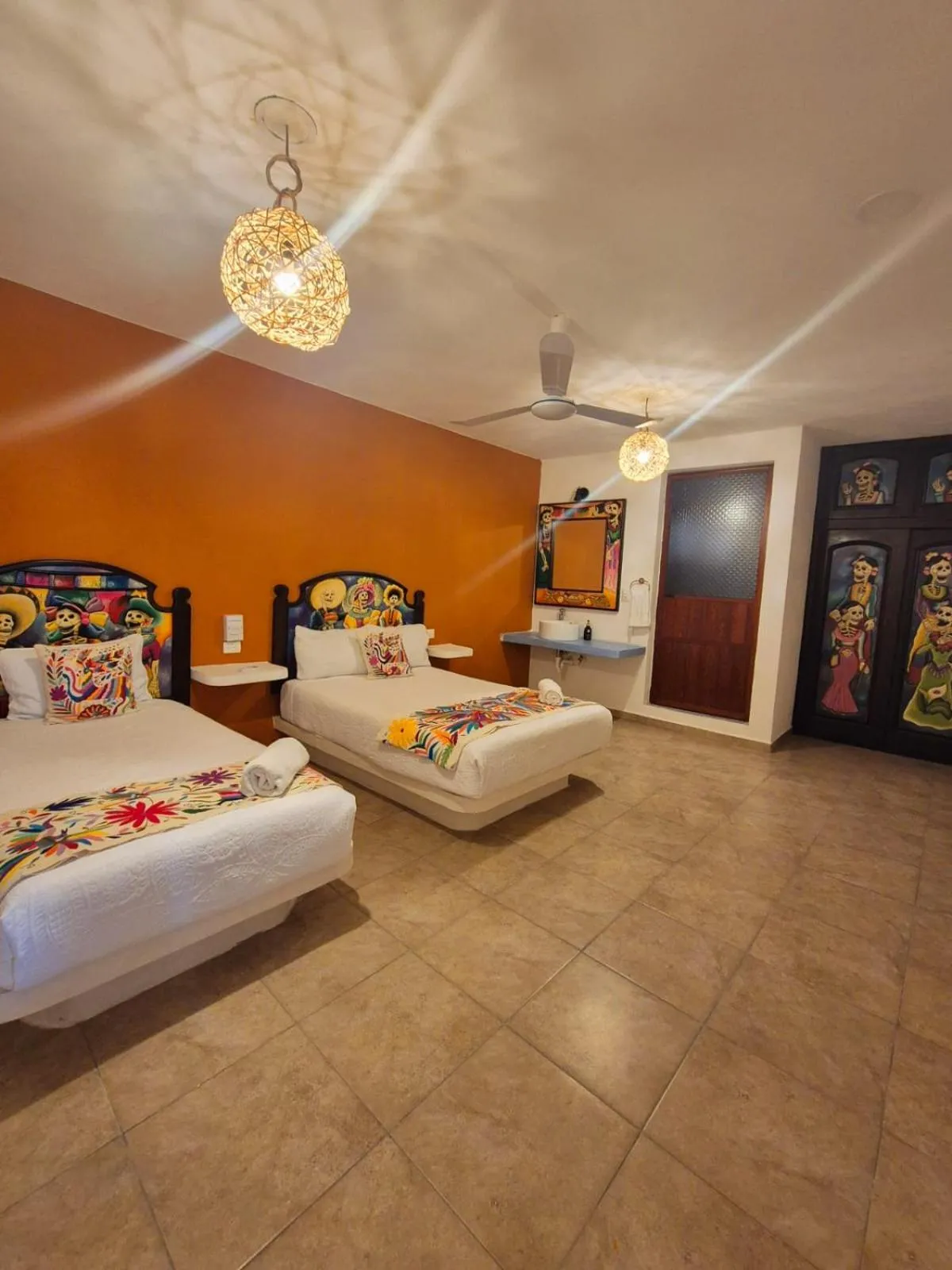 Bed in Hotel Villas Ponto Holbox