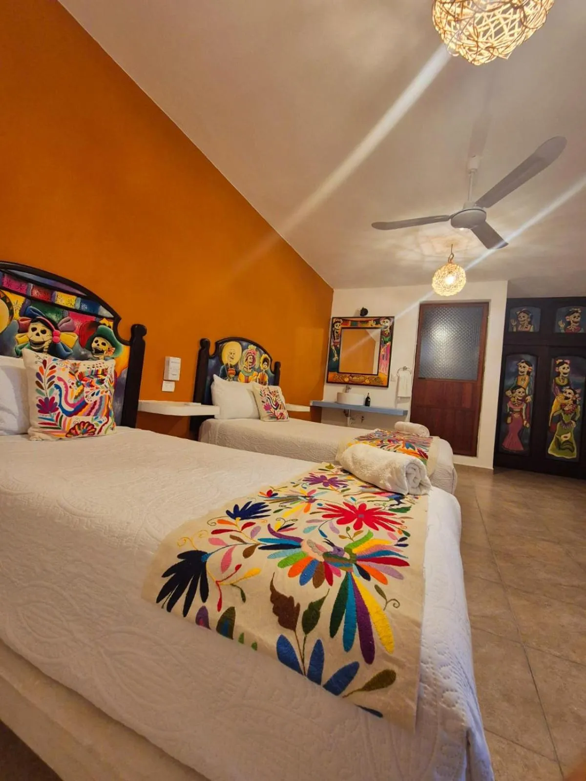 Bed in Hotel Villas Ponto Holbox