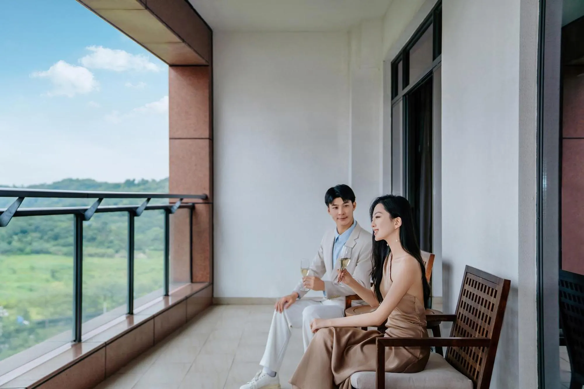 Balcony/Terrace in DoubleTree by Hilton Guangzhou Science City-Free Shuttle Bus Service During Canton Fair Period