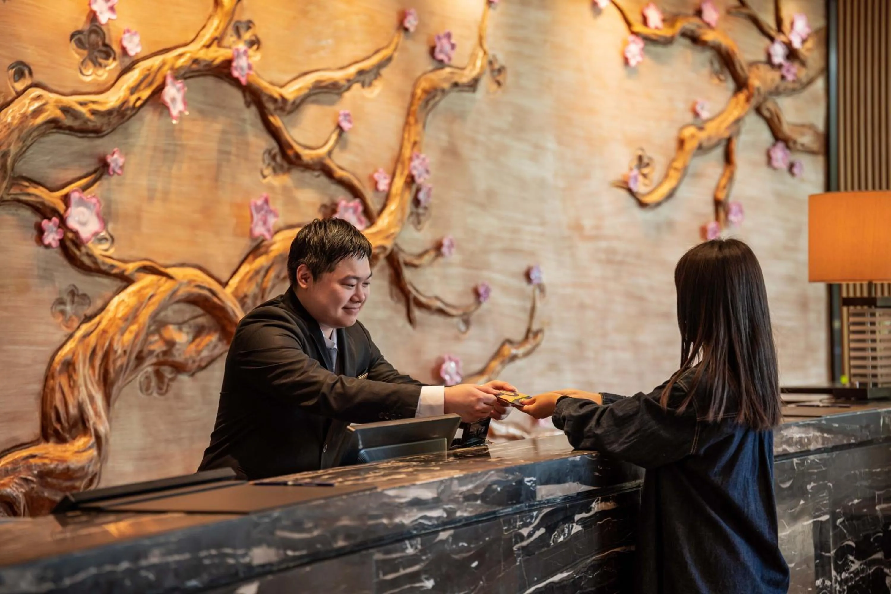 Lobby or reception in DoubleTree by Hilton Guangzhou Science City-Free Shuttle Bus Service During Canton Fair Period