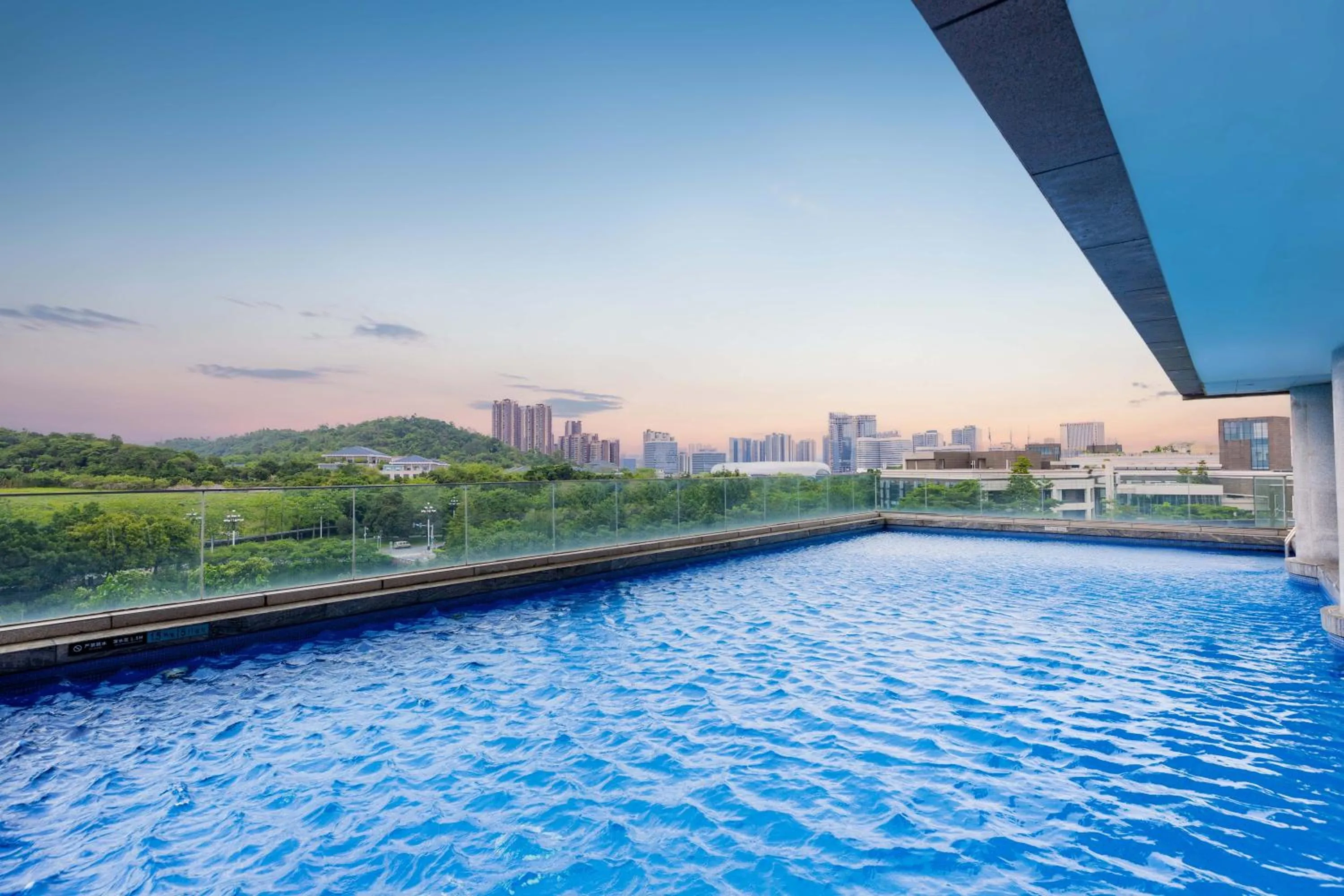 Swimming pool in DoubleTree by Hilton Guangzhou Science City-Free Shuttle Bus Service During Canton Fair Period