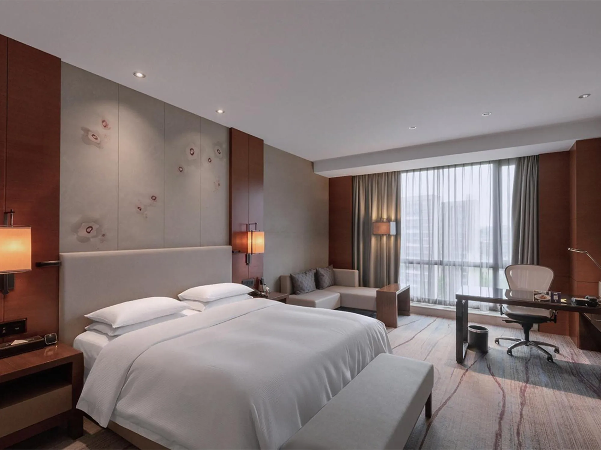 Bed in DoubleTree by Hilton Guangzhou Science City